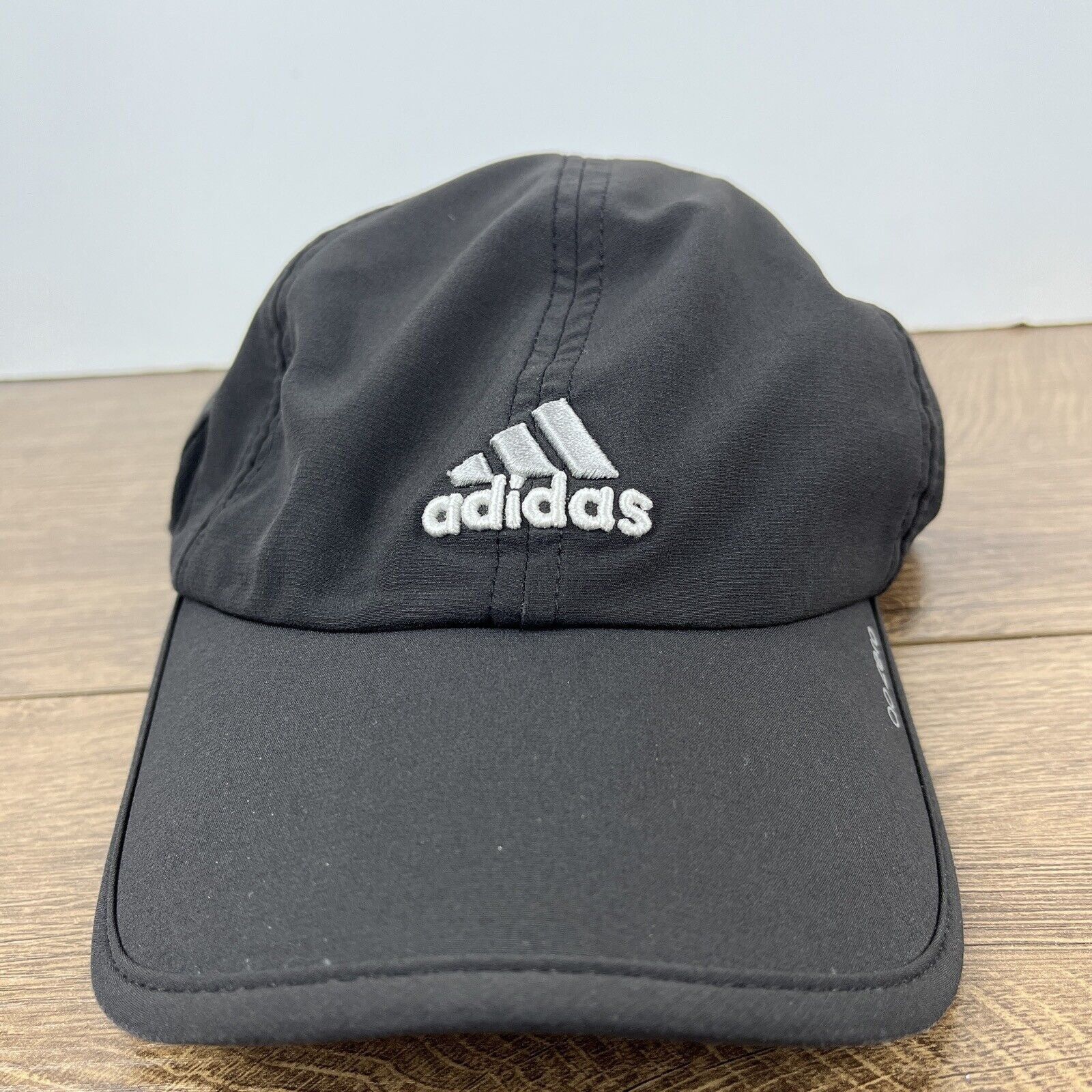 Adidas Adidas Athletic Hat Running Adidas Black Hat Adjustable Adul Size ONE SIZE - 3 Thumbnail