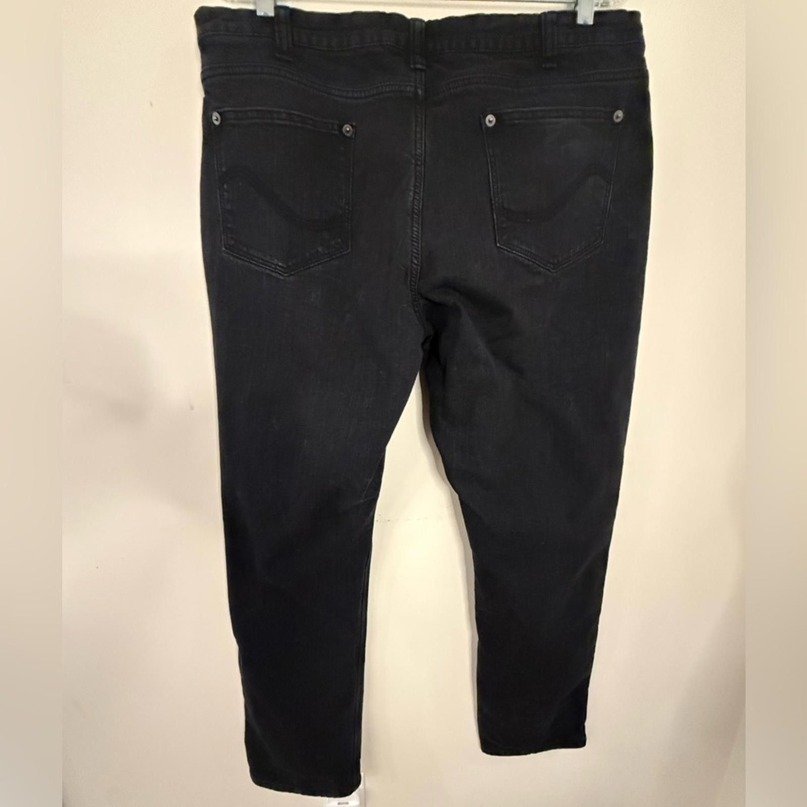 Other Telluride Clothing Co. black denim fleece lined jeans SZ 14 Size 36" / US 14 / IT 50 - 2 Thumbnail