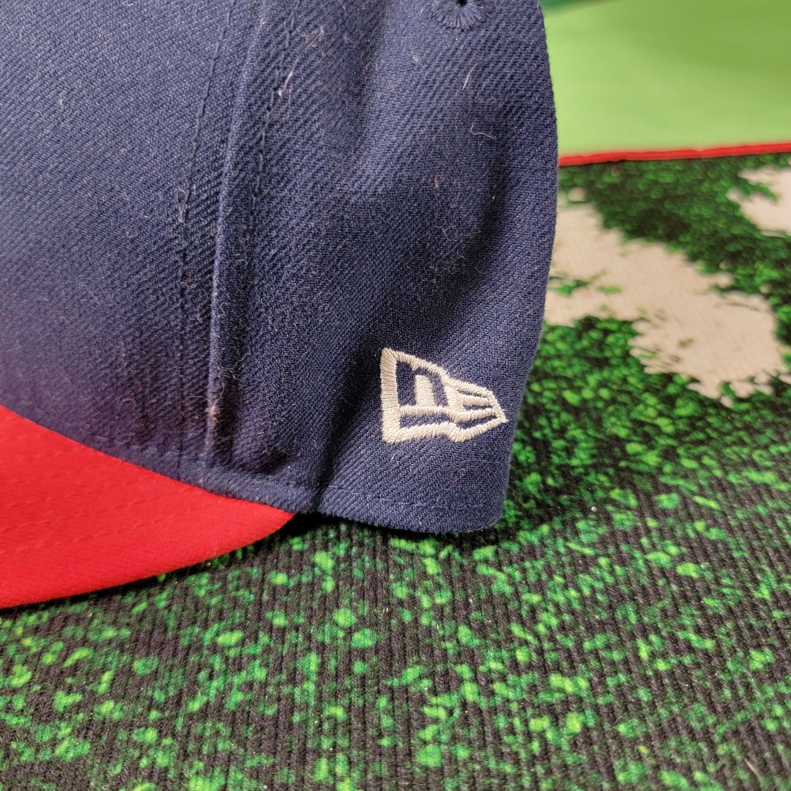 New Era New Era New England Patriots SNAPBACK CAP Blue/Red 7 3/4 Size ONE SIZE - 3 Thumbnail