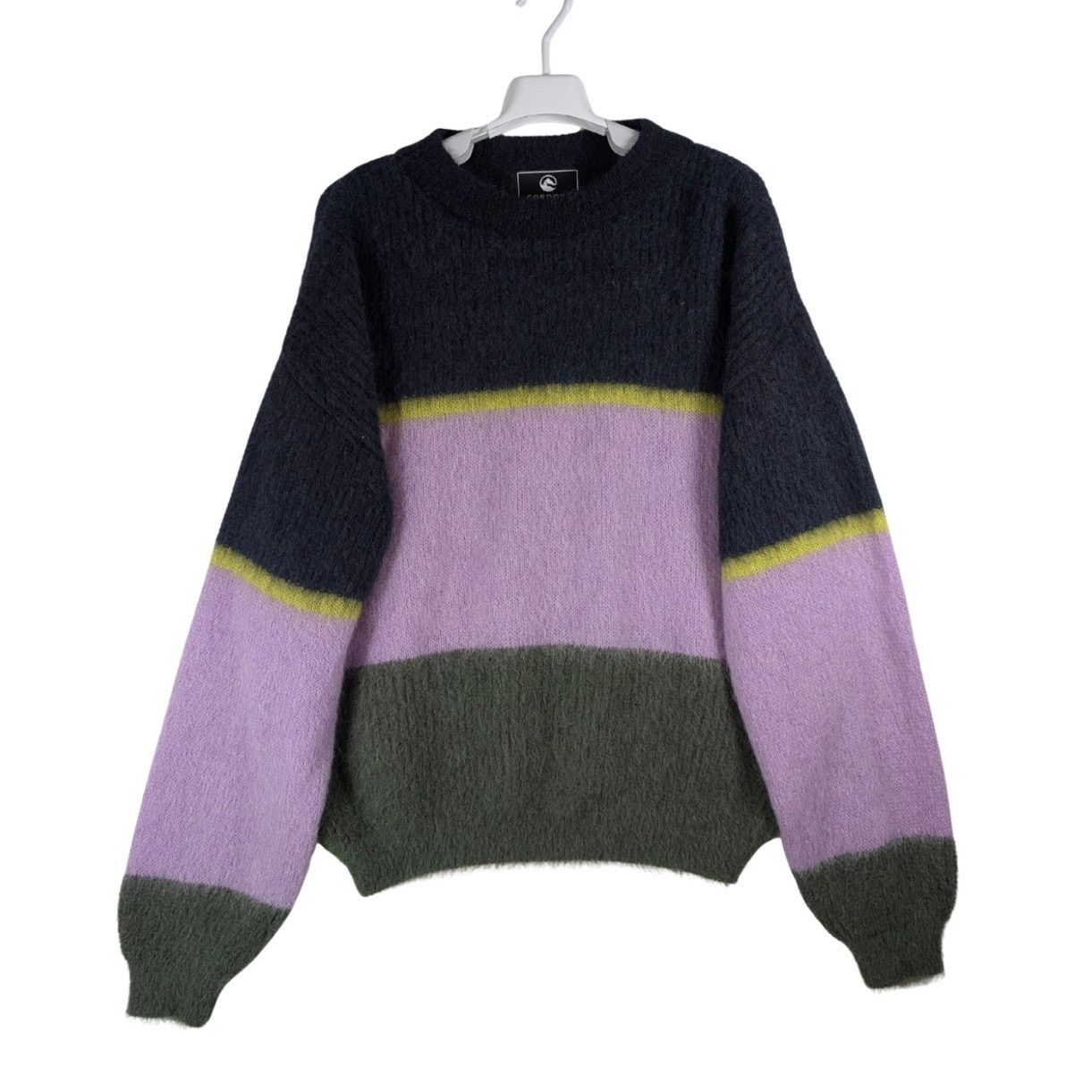 REVOLVE Revolve Cordova Alpaca Mohair Colorblock Fuzzy Knit Sweater Size S / US 4 / IT 40 - 1 Thumbnail