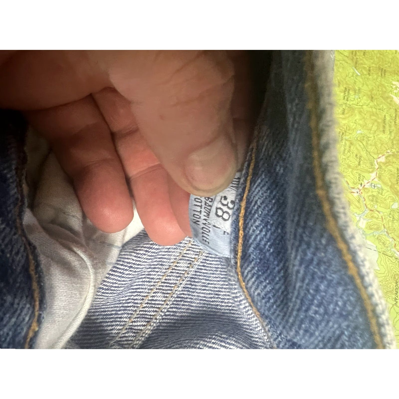 Denime VINTAGE Fusion Group Jeans Denim 90s Blue 36x31 Men 36 Regular Italy Made Size US 36 / EU 52 - 5 Thumbnail