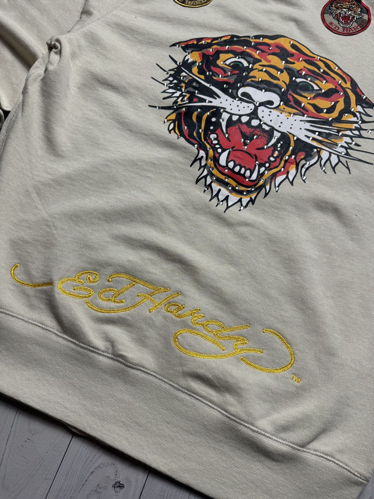 Ed Hardy Ed Hardy by Christian Audigier zip hoodie big logo tiger 2XL Size US XXL / EU 58 / 5 - 3 Thumbnail