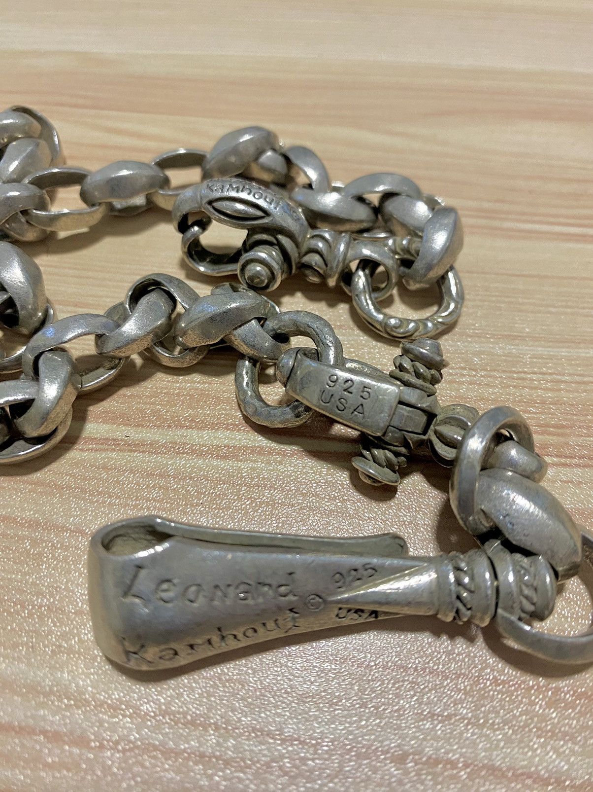 LONE ONES Very Rare Leonard Kamhout Silk Link Wallet Chain Size ONE SIZE - 10 Thumbnail