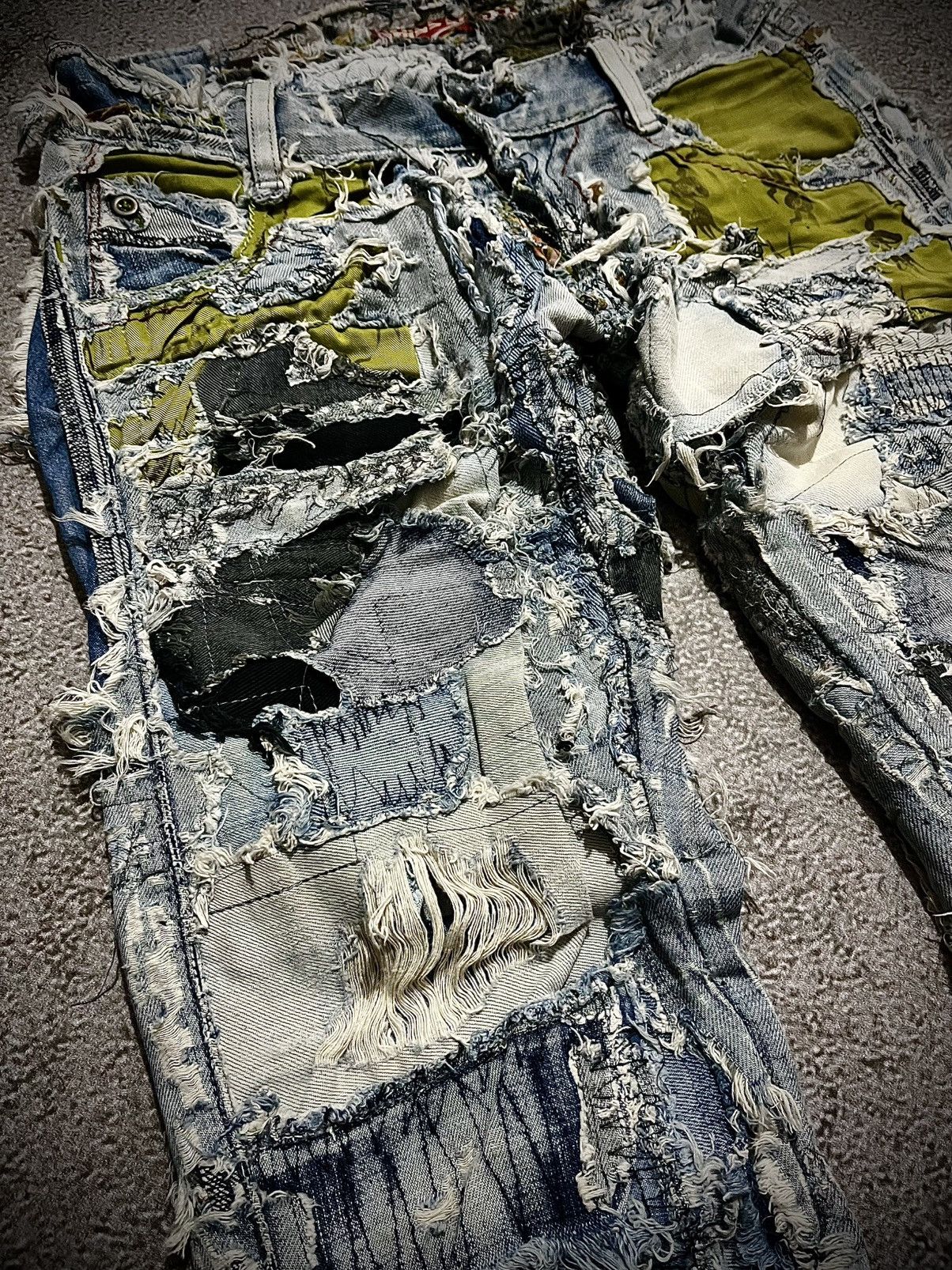 Vintage Vintage Miss Sixty Distressed Denim Jeans LGB Style Size US 29 - 7 Thumbnail