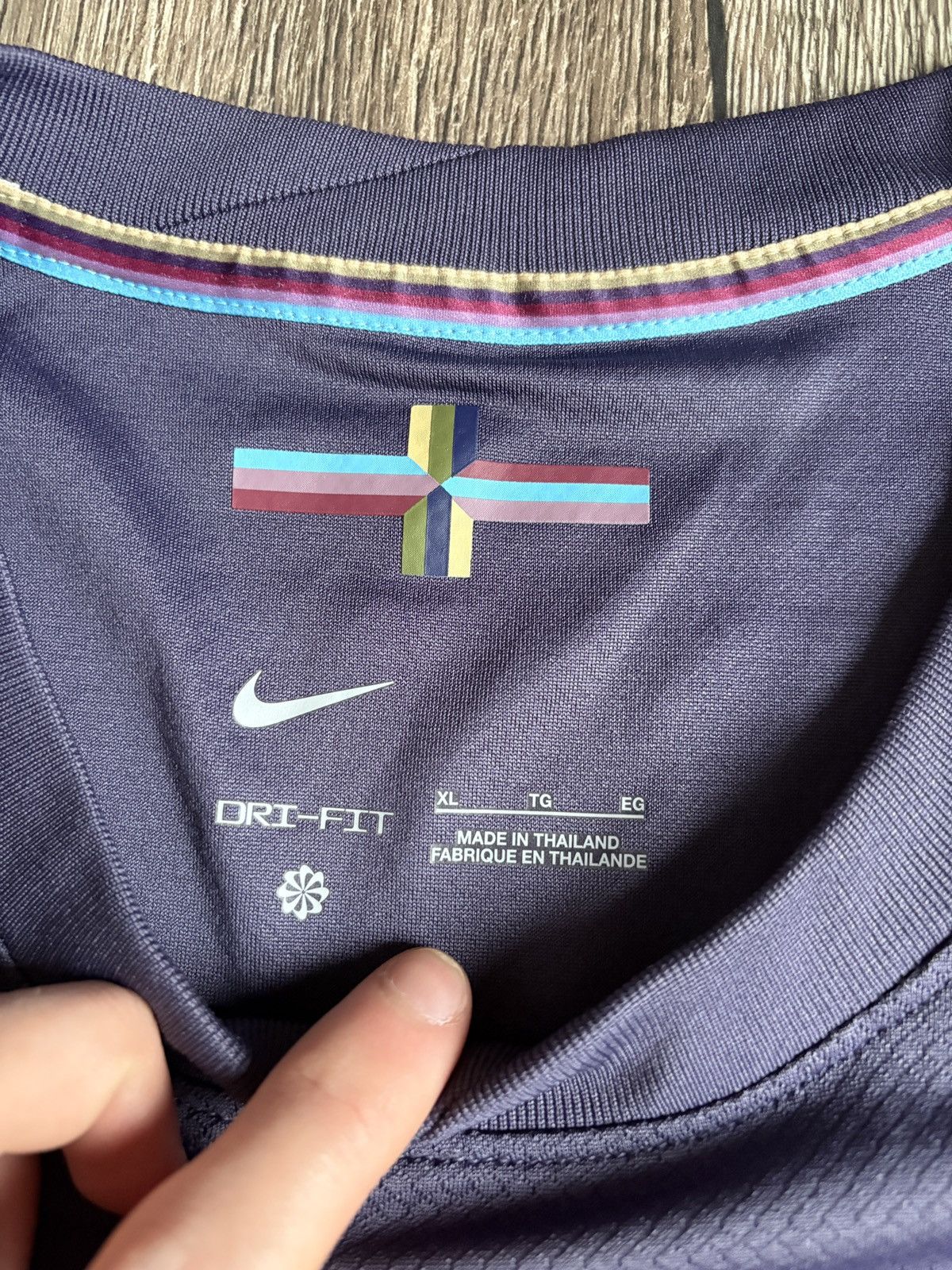 Nike England National Team 2024/2025 Away Football Shirt Soccer Size US XL / EU 56 / 4 - 3 Thumbnail