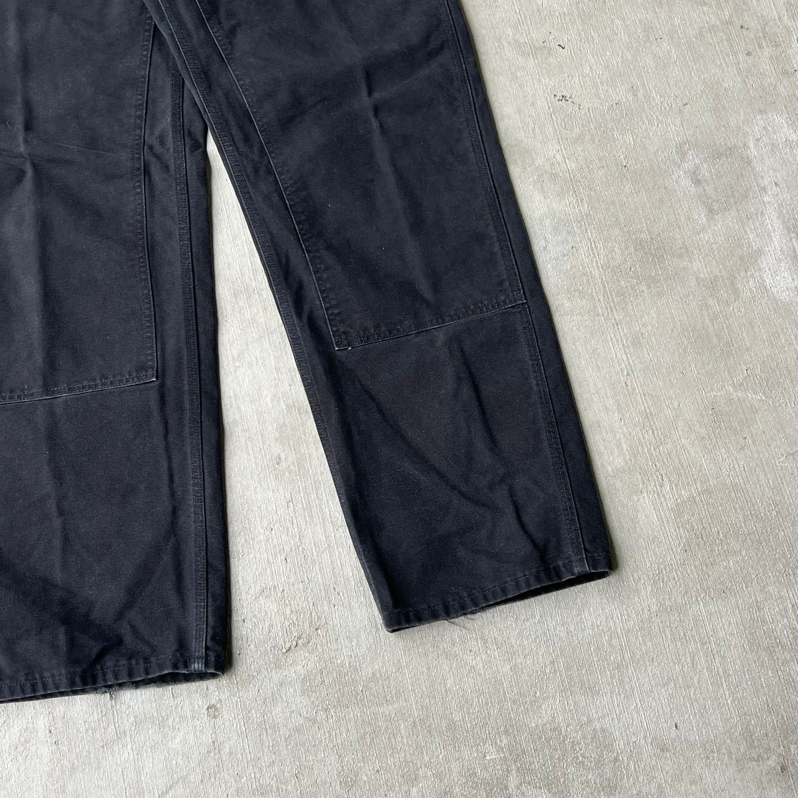 Carhartt × Vintage Carhartt black double knee work wear carpenter pants Size US 35 - 4 Thumbnail