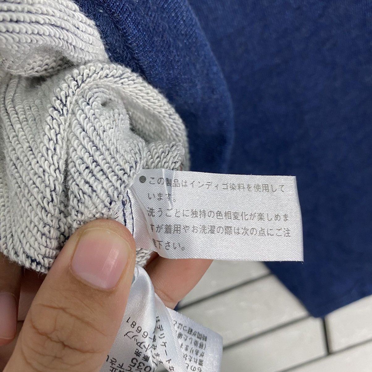 Issey Miyake Vintage Indigo Sweatshirt Hai Sporting Gear Issey Miyake Size US M / EU 48-50 / 2 - 19 Thumbnail