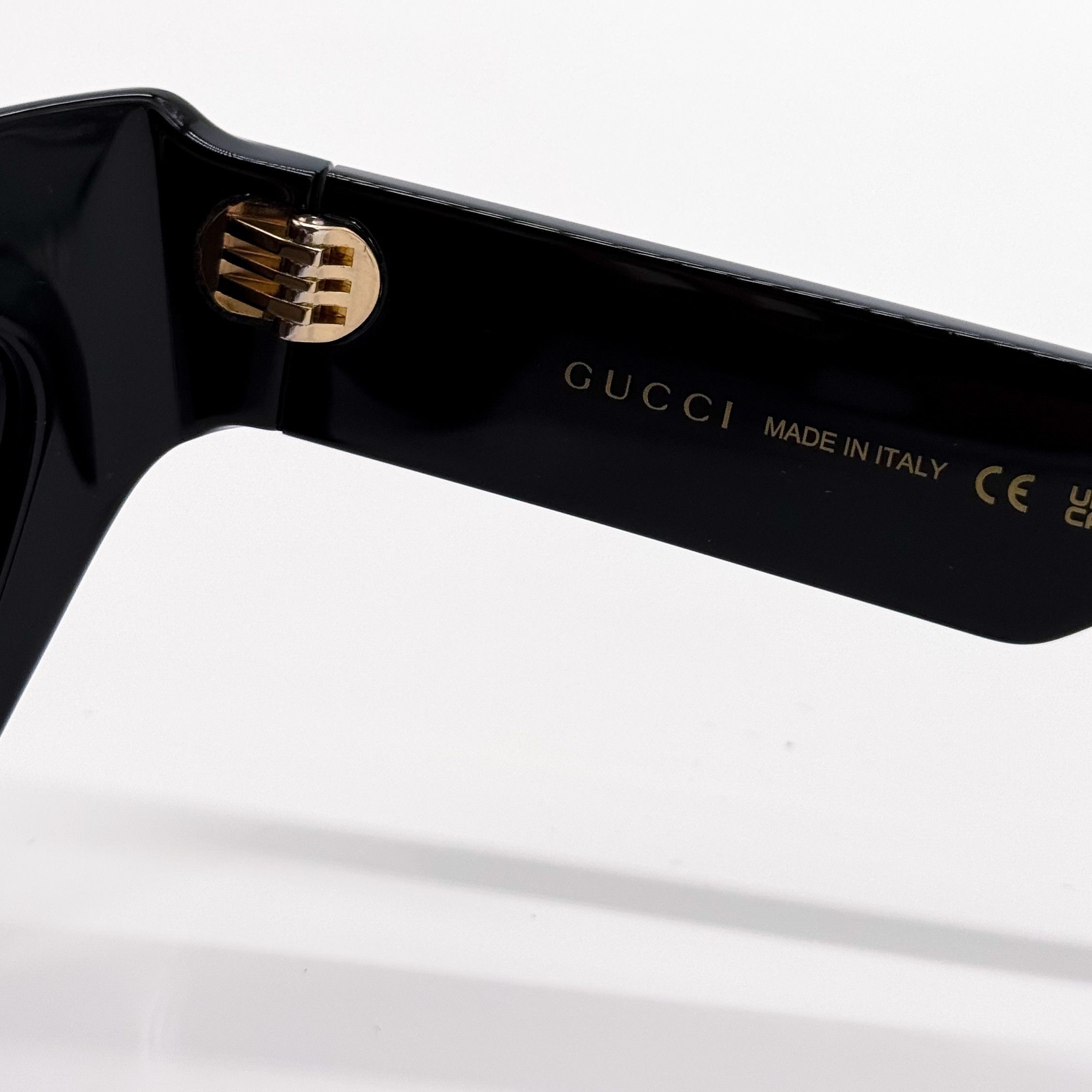 Gucci NEW GUCCI GG1294S 001 WOMEN SHINY BLACK CAT EYE SUNGLASSES Size ONE SIZE - 12 Thumbnail