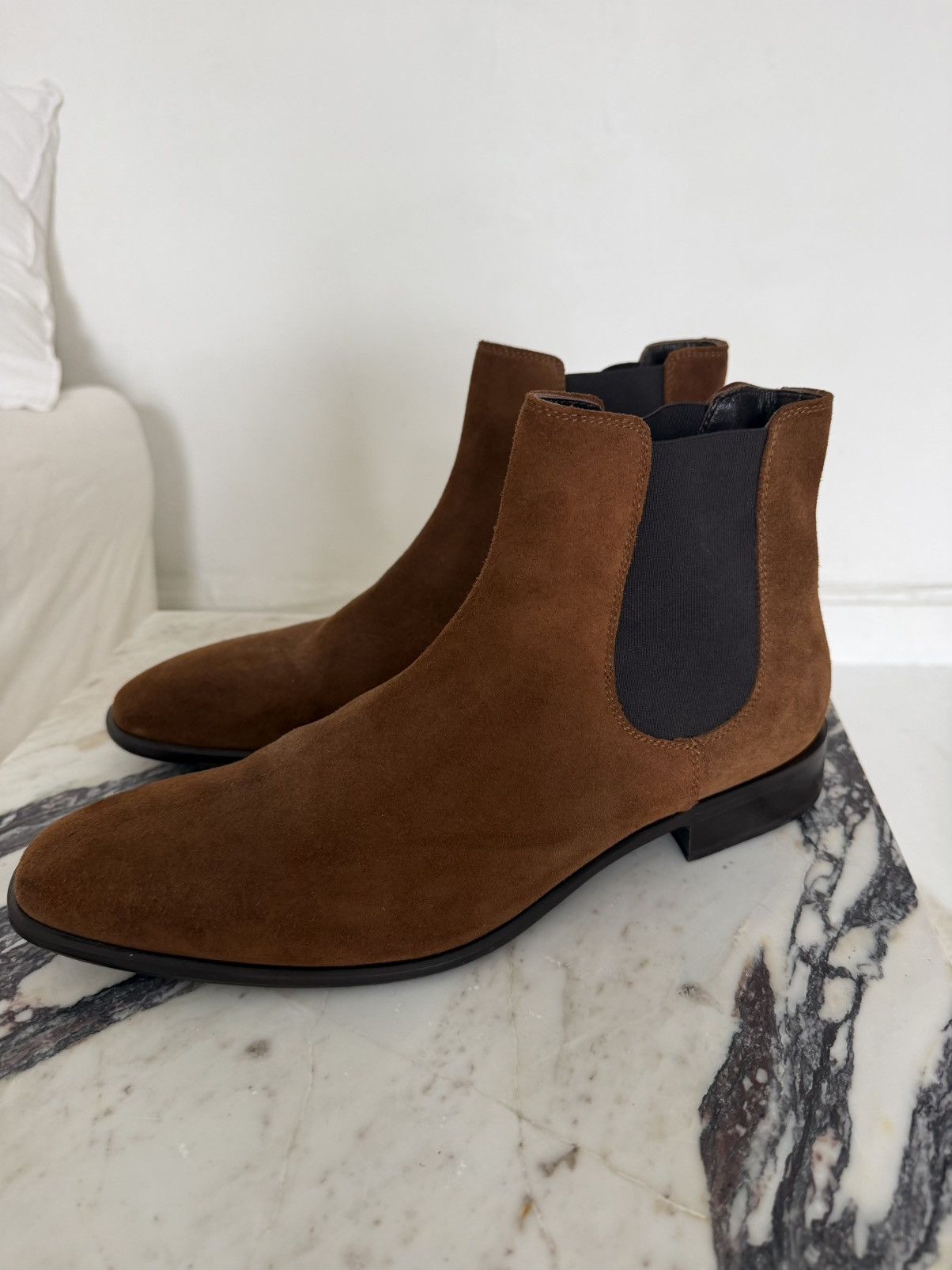 Roberto Cavalli Suede Chelsea Boots Size US 11.5 / EU 44-45 - 1 Thumbnail