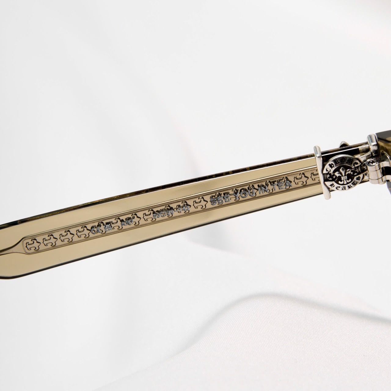 Chrome Hearts CHROME HEARTS SEE YOU IN TEA ARMY GLASSES Size ONE SIZE - 5 Thumbnail