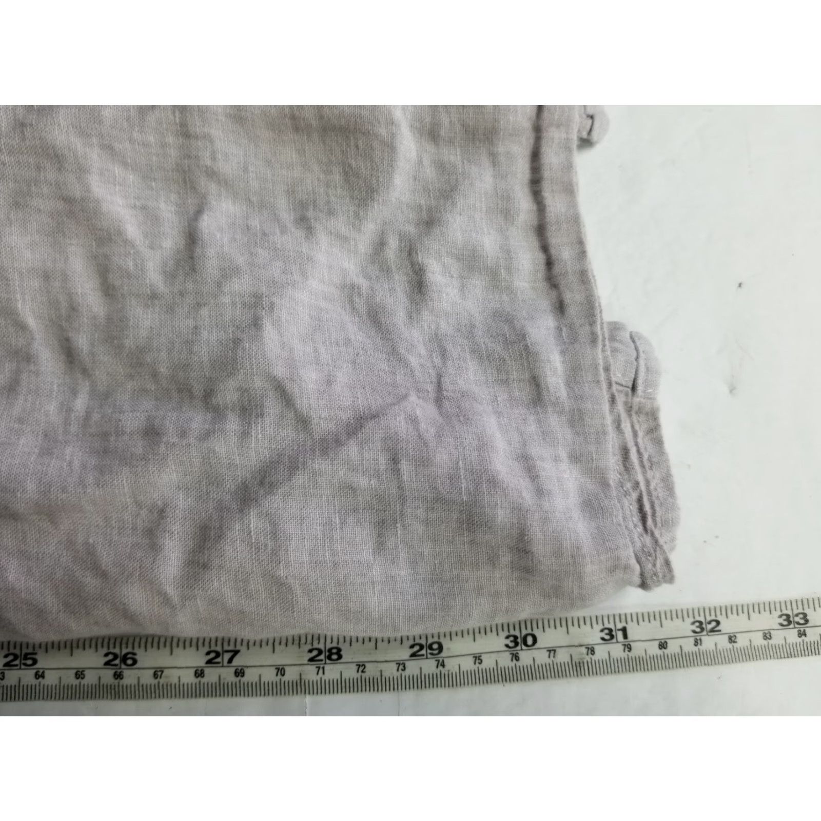Vintage Tahari Shirt Button-Up Tahari Women Button Down Long Sleeve 100% Linen Gray Medium M Casual Tunic Vintage No N/A Size M / US 6-8 / IT 42-44 - 6 Thumbnail