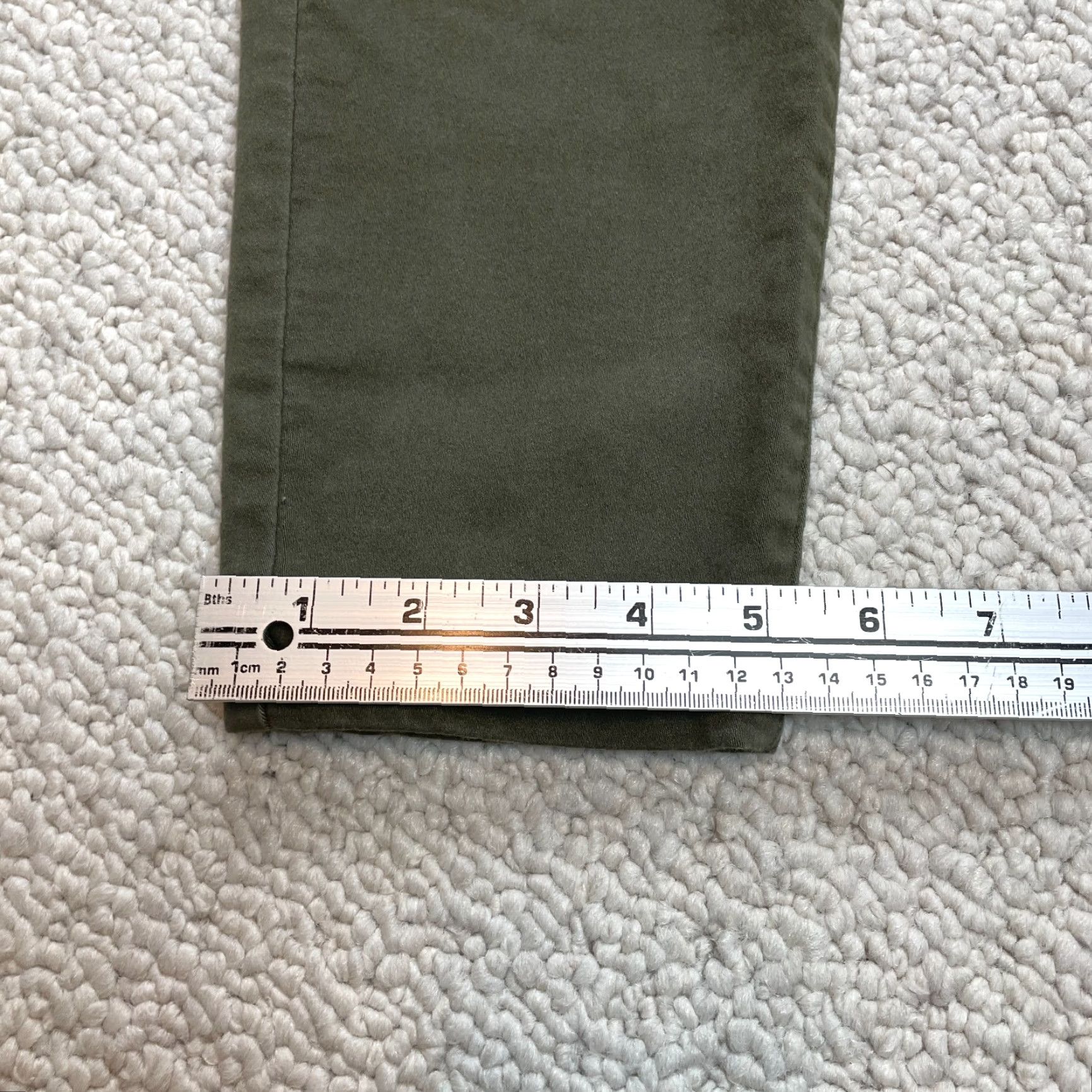 Tommy Hilfiger VINTAGE Tommy Hilfiger Ankle Pants Womens 8 Green Pull On Straight Stretch Zip Pockets Size 30" / US 8 / IT 44 - 2 Thumbnail