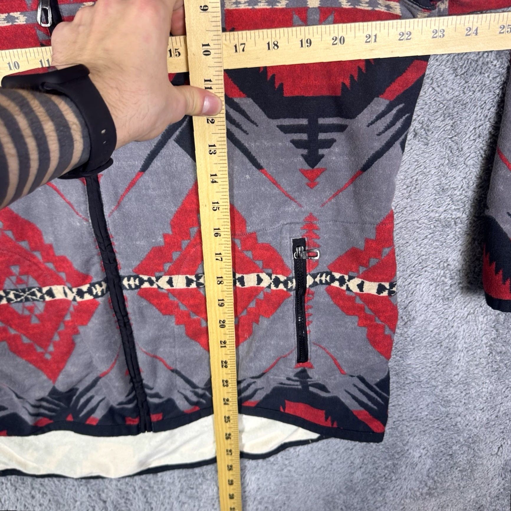 Ralph Lauren Lauren Ralph Lauren Jacket Womens XL LRL Active Full Zip Southwest Aztec Hoodie Size XL / US 12-14 / IT 48-50 - 7 Thumbnail