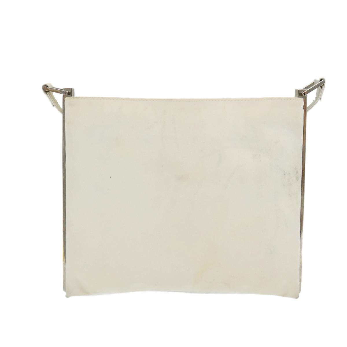 Fendi White Canvas Shoulder Bag (Pre-Owned) Size ONE SIZE - 1 Thumbnail