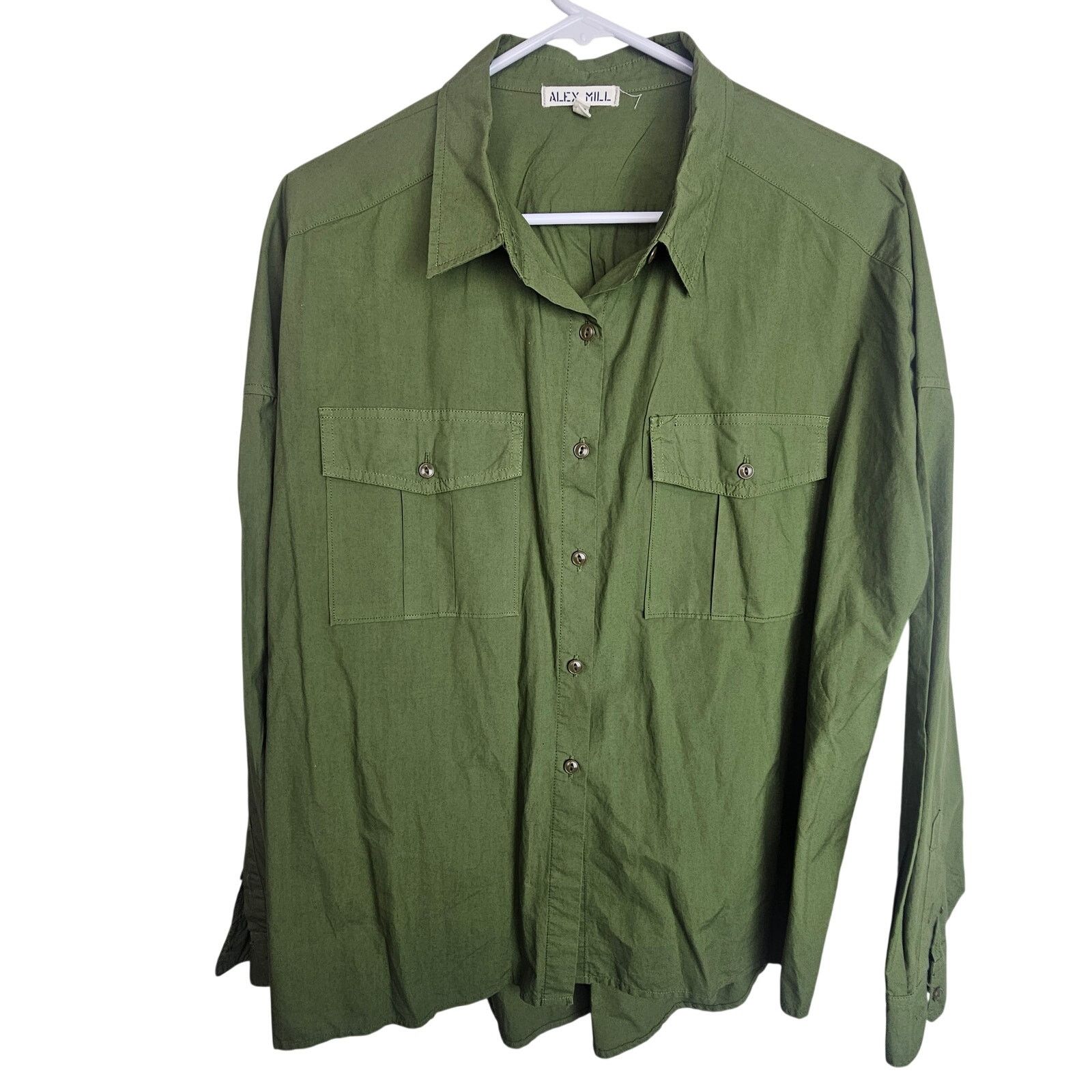Alex Mill Alex Mill Womens Keeper Button Down Cotton Shirt Oversized Size XL / US 12-14 / IT 48-50 - 1 Thumbnail