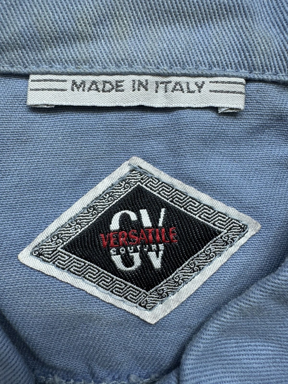 Versace VERY RARE VINTAGE JACKET SHIRT DENIM HEAVY TWILL VERSACE Size US XS / EU 42 / 0 - 4 Thumbnail