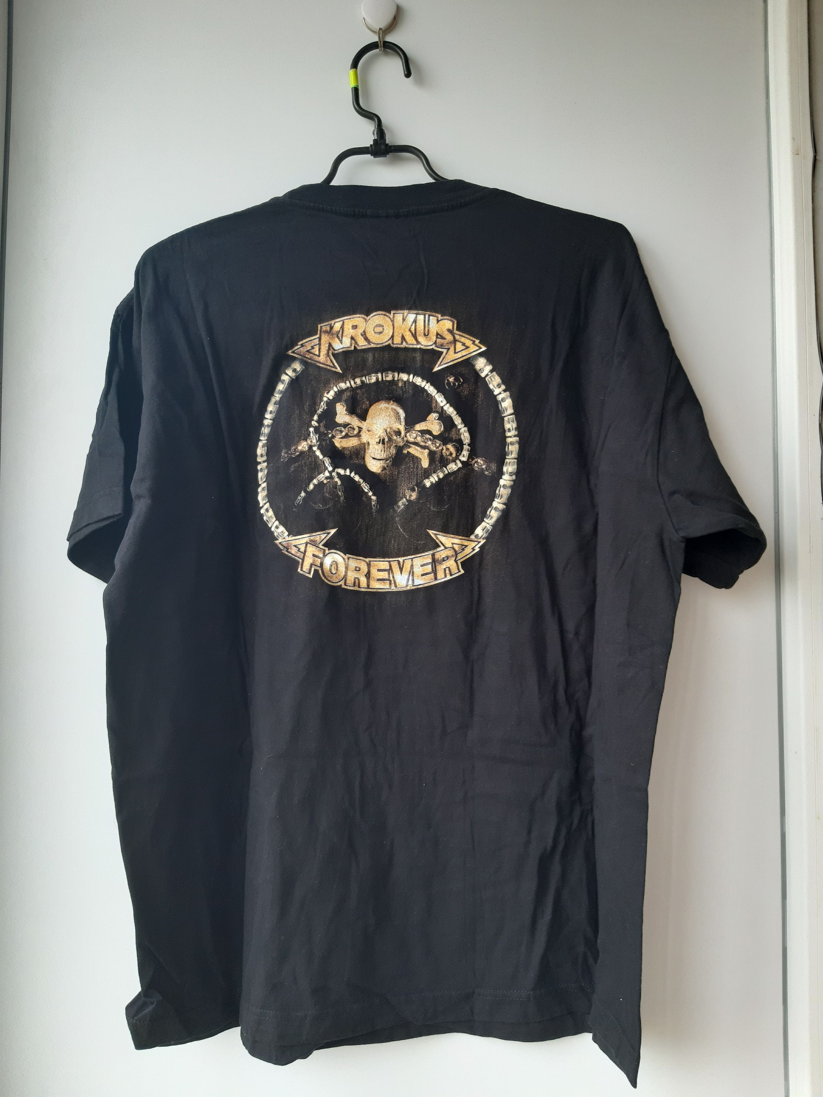 Band Tees × Vintage Vintage Krokus Skull Full Print T-shirt Size US XL / EU 56 / 4 - 6 Thumbnail