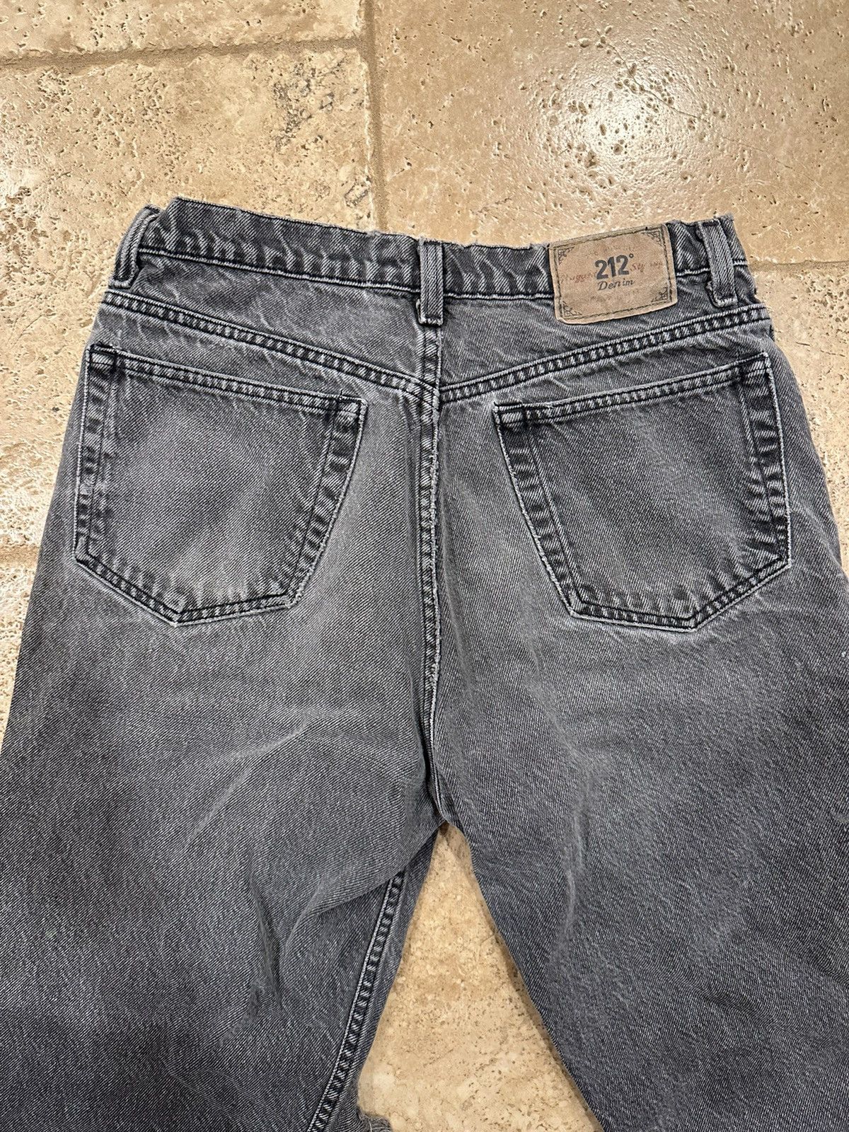 Vintage Vintage Two Hundred 212 Twelve Degrees Black Thrashed Denim Size US 32 / EU 48 - 4 Thumbnail