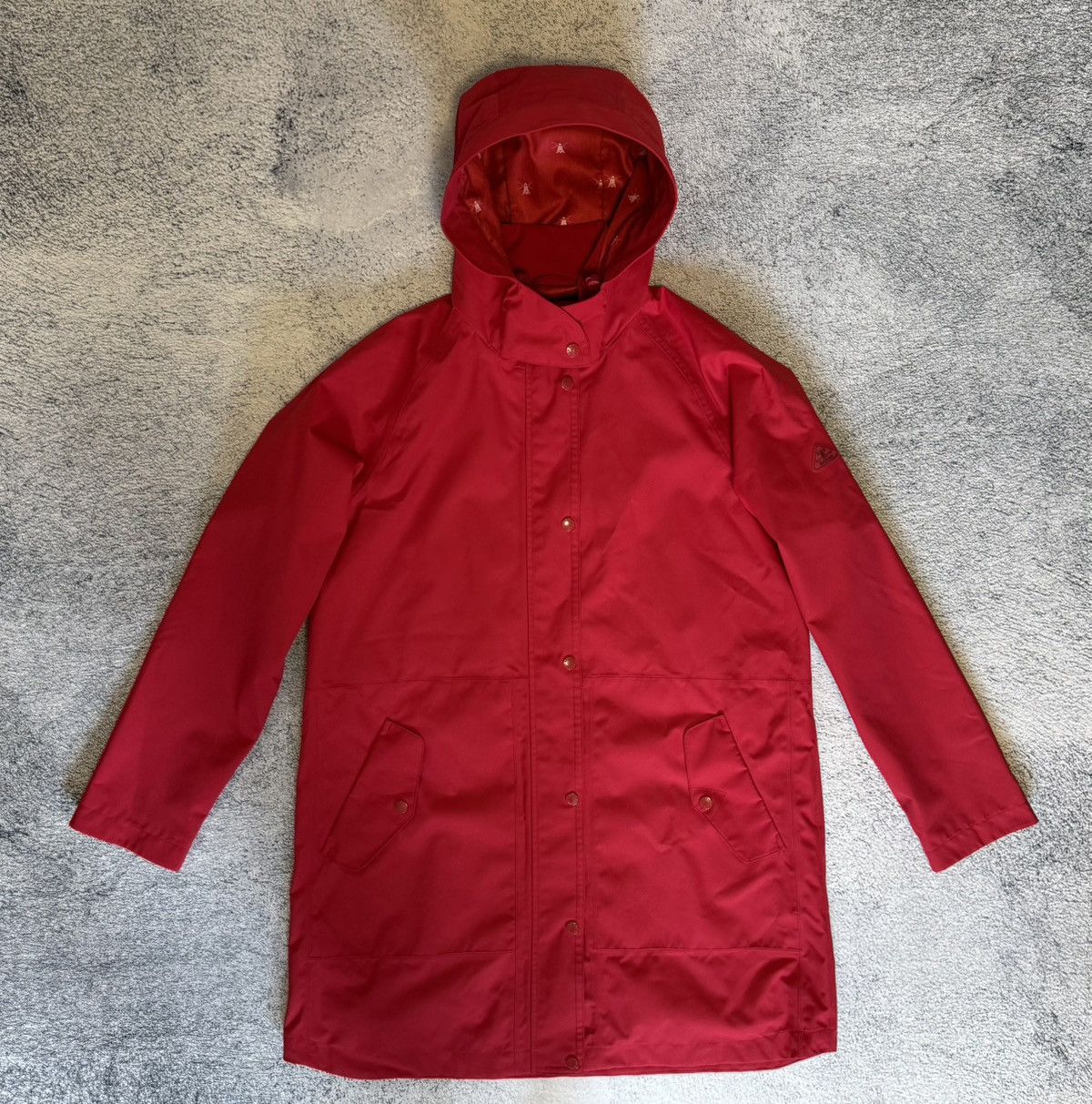 Barbour Barbour Women Parka Waterproof Mainlander Jacket Red Hooded Size XL / US 12-14 / IT 48-50 - 1 Thumbnail