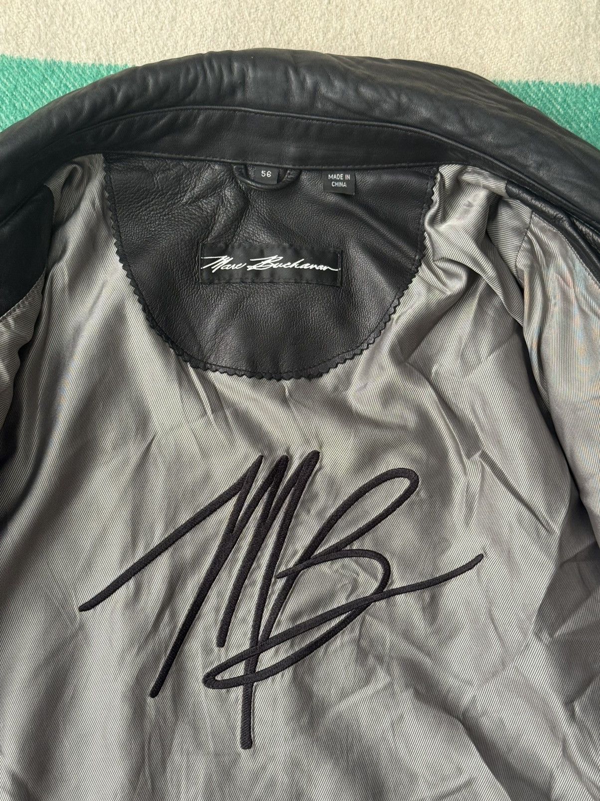 Pelle Pelle Vintage 90s Y2K Pelle Pelle Marc Buchanan Leather Jacket 56 Size US XXL / EU 58 / 5 - 13 Thumbnail