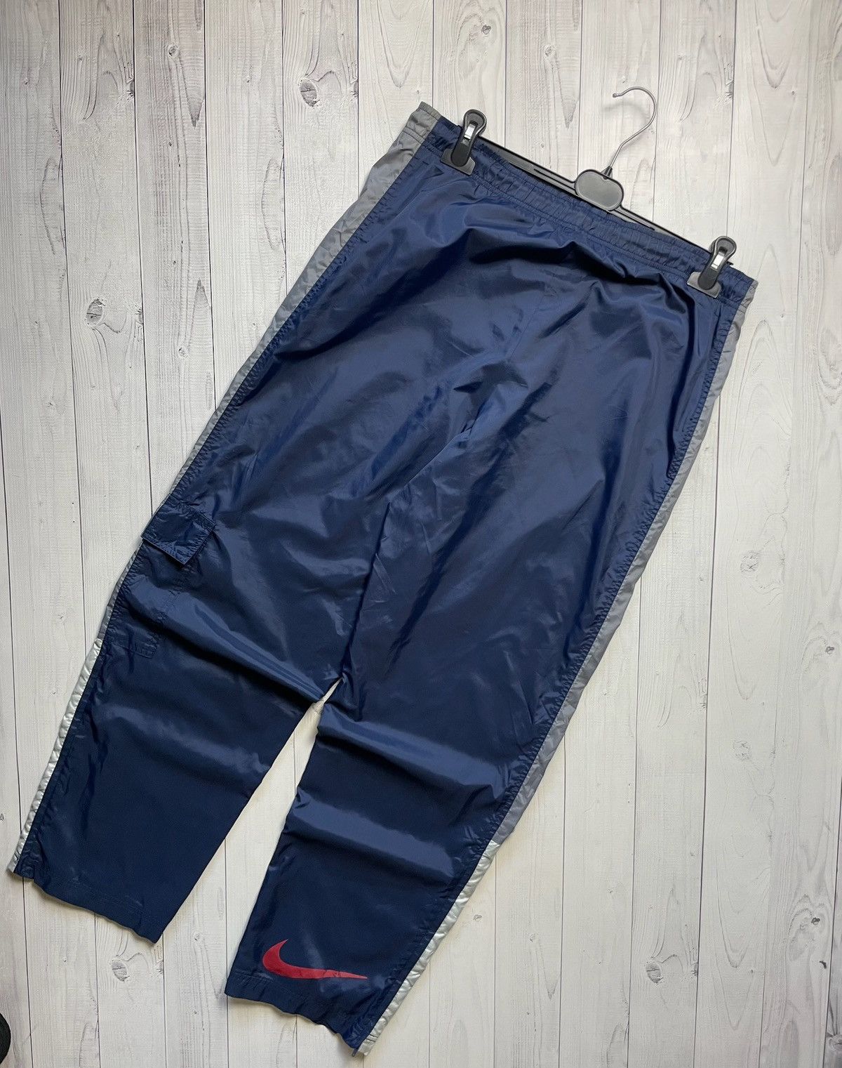Vintage Vintage Nike logo drill pants Y2K size M Size US 32 / EU 48 - 4 Thumbnail