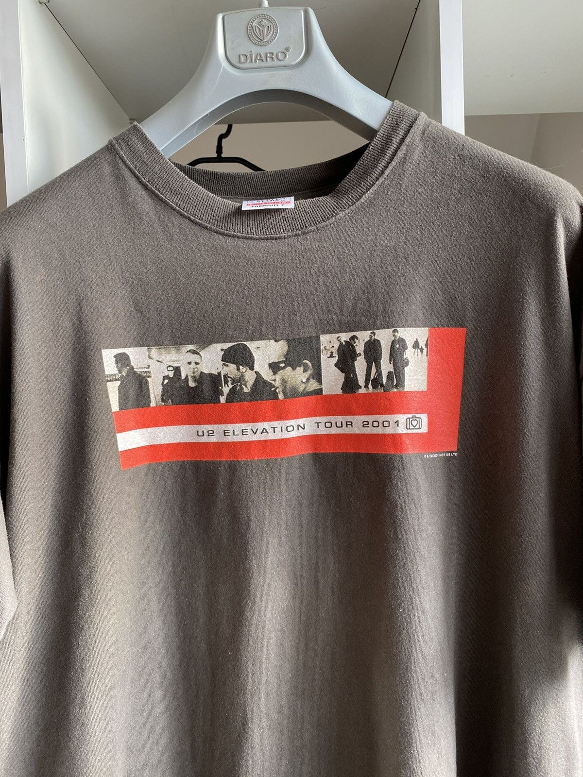 Band Tees × Vintage Vintage 2001 U2 Elevation Tour Tee Size US XL / EU 56 / 4 - 2 Thumbnail