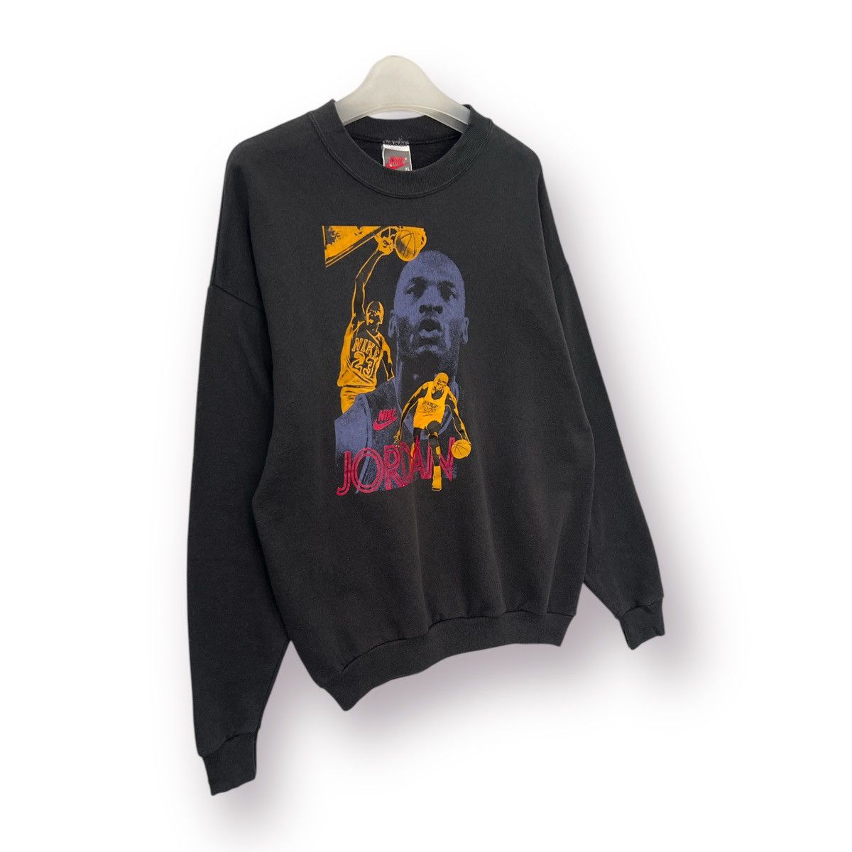 Jordan Brand 🔥 Vintage 90's Nike Grey tag Micheal Jordan Sweatshirt Size US S / EU 44-46 / 1 - 3 Thumbnail