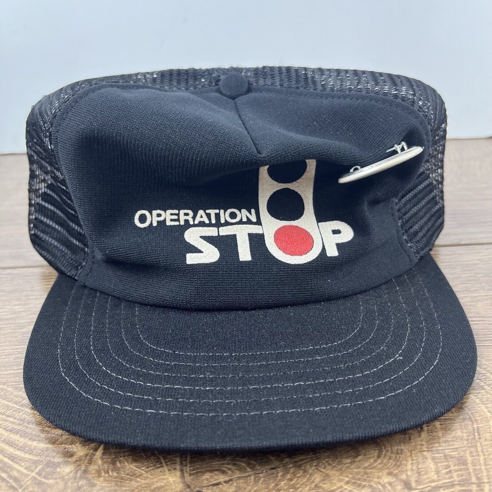 Other Operation Stop Snapback Hat Black Adjustable Hat Black Adult Size ONE SIZE - 5 Thumbnail