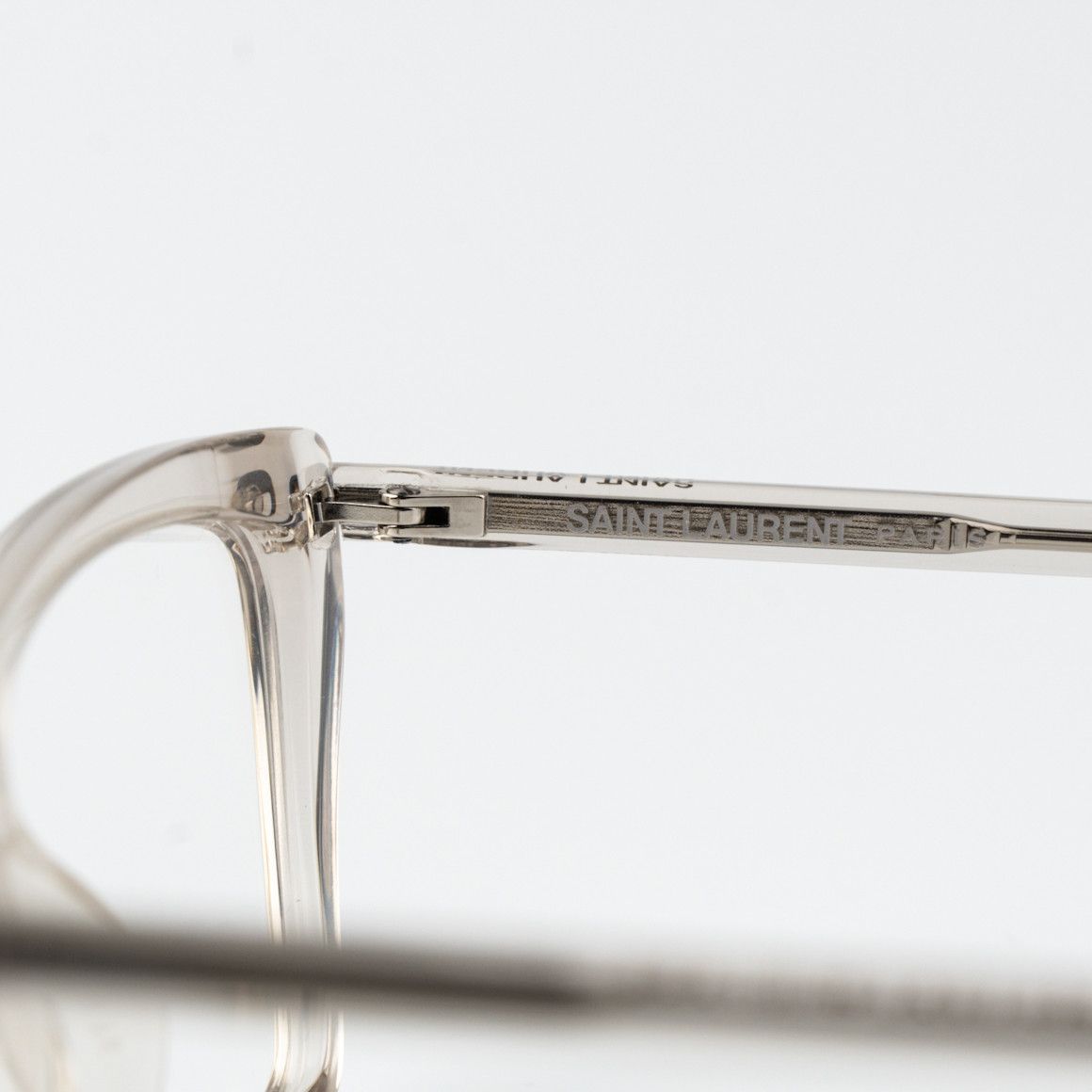 Saint Laurent Paris Saint Laurent Women Eyeglasses Beige SL737 MICA THIN OPT 004 Size ONE SIZE - 4 Thumbnail