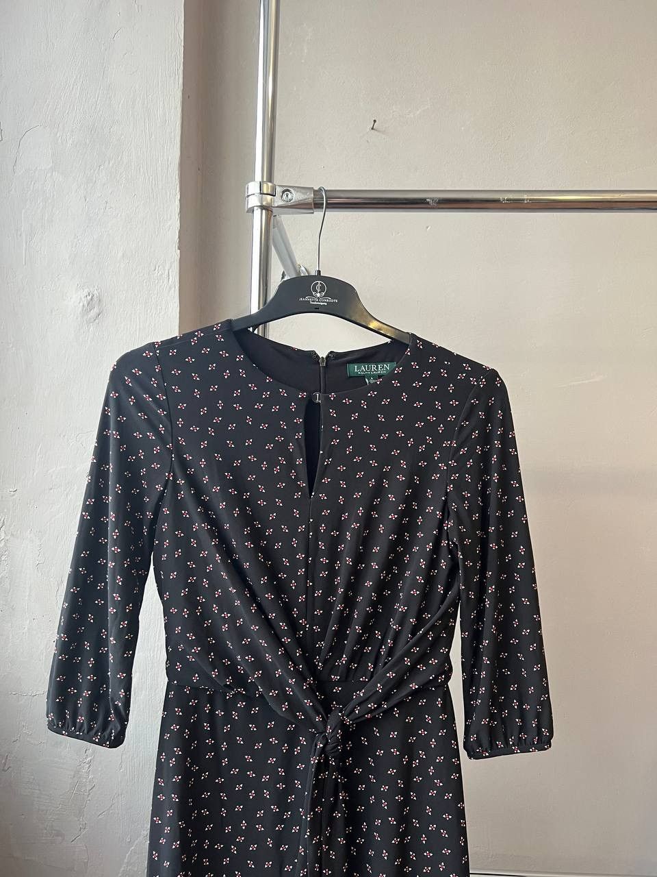 Lauren Ralph Lauren LAUREN RALPH LAUREN GREEN LABEL WOMEN BLACK POLKA DOT DRESS Size S / US 4 / IT 40 - 5 Thumbnail