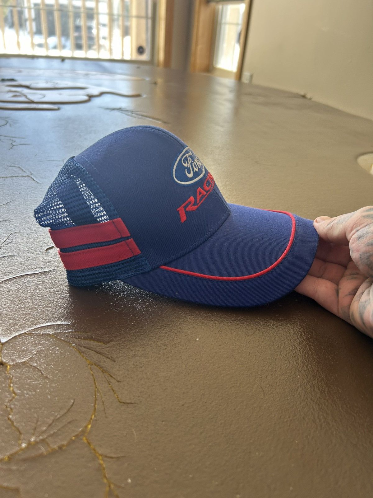 Ford Ford Racing Trucker Hat Vintage Size ONE SIZE - 2 Thumbnail