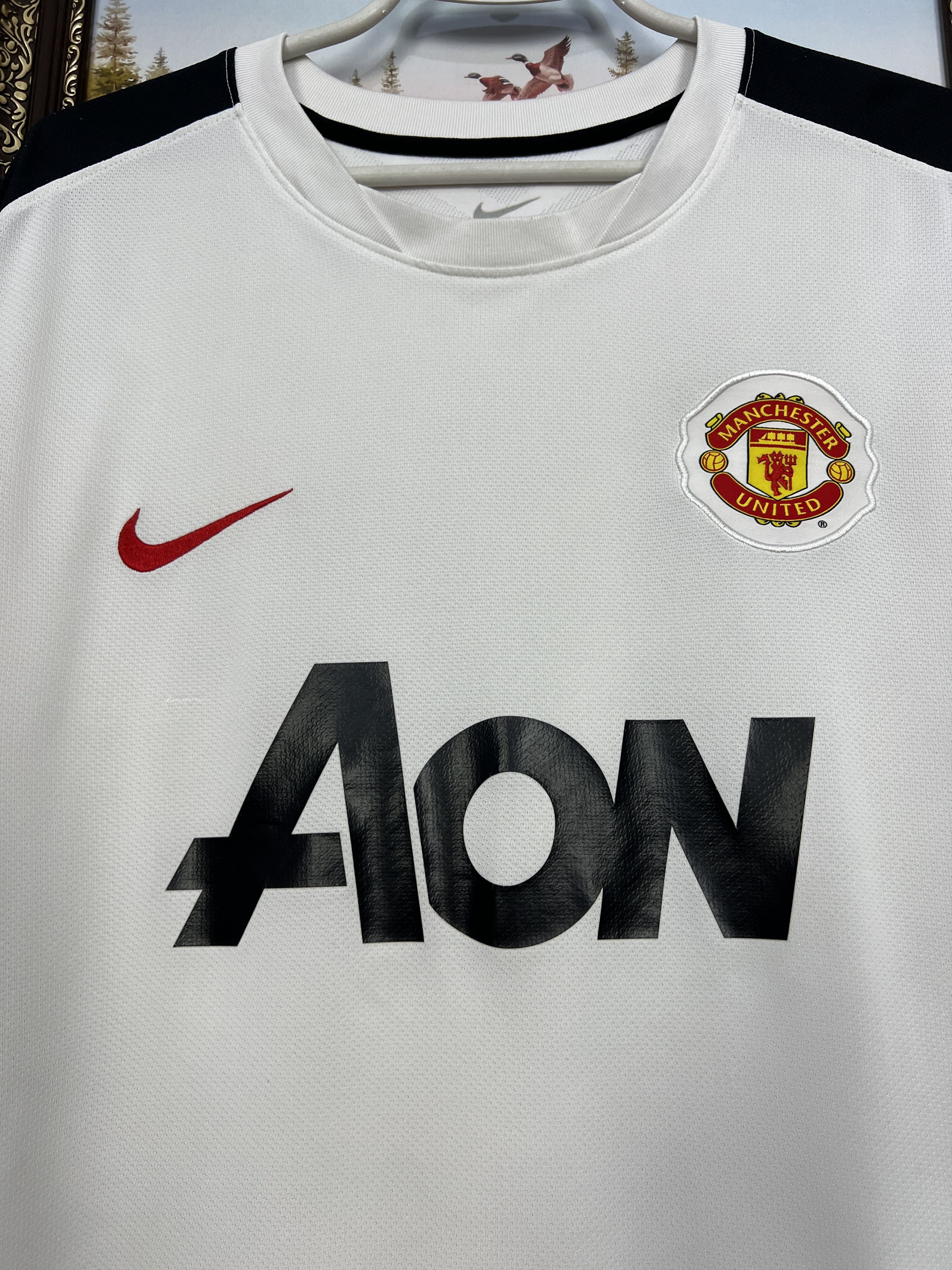 Nike Manchester United Away football shirt 2010 Soccer Nike Size US XXL / EU 58 / 5 - 3 Thumbnail