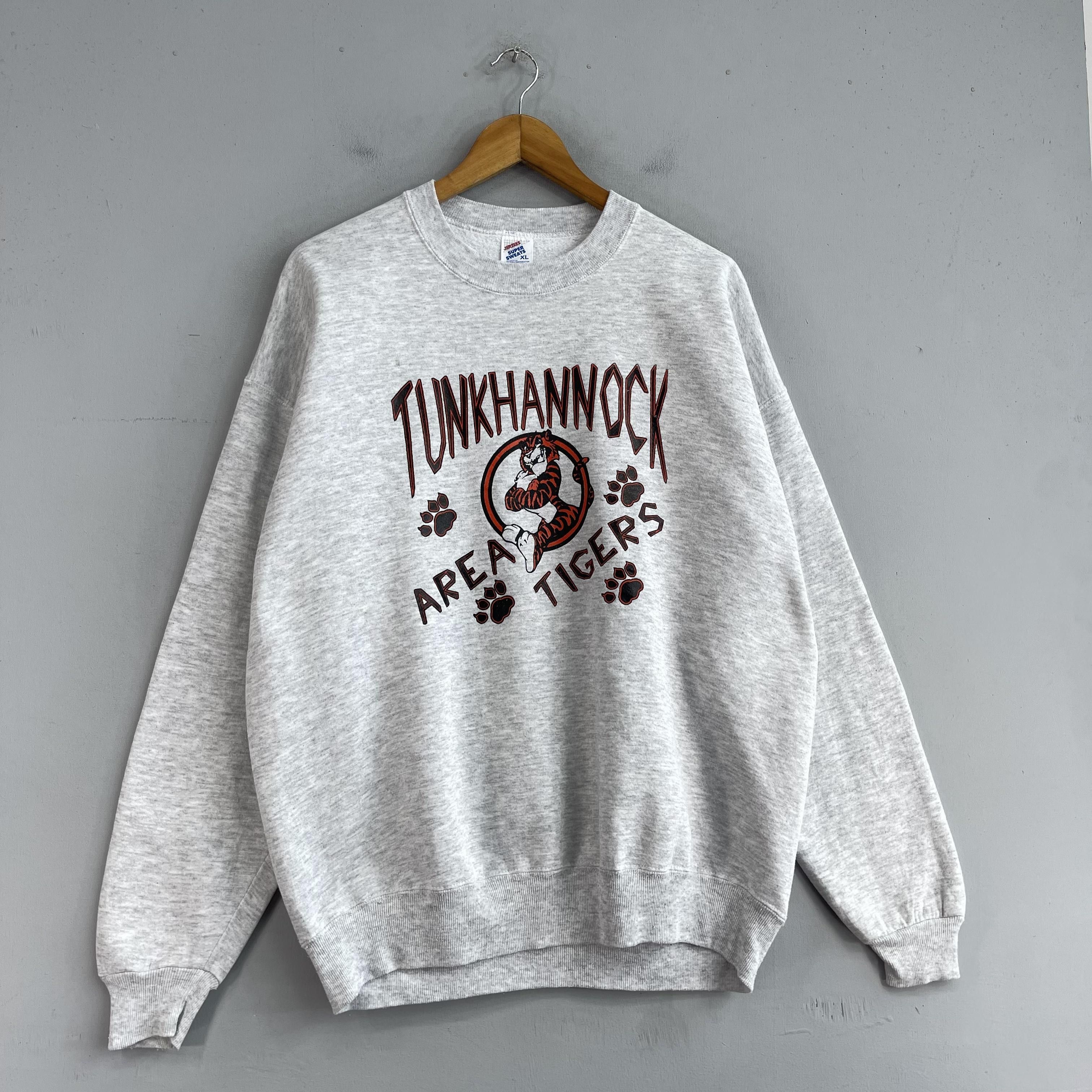 Vintage Vintage TUNKHANNOCK Area Tiger Football Sweatshirt Size US XL / EU 56 / 4 - 3 Thumbnail