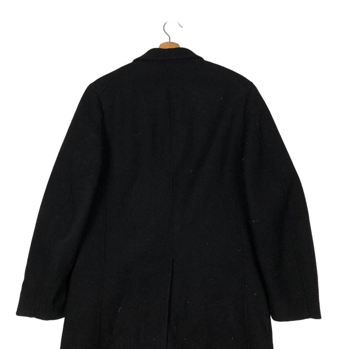Jil Sander 🔥Rich Black - Long Fly Wool Jacket J+ Japan Made Size US S / EU 44-46 / 1 - 9 Thumbnail