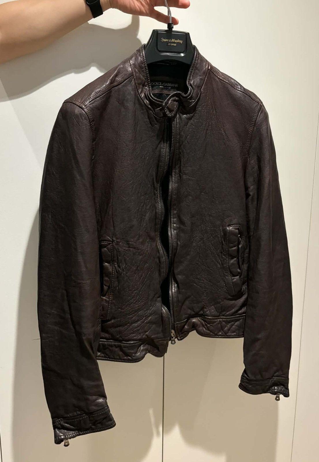 Dolce & Gabbana Dolce & Gabbana lambskin jacket Size US M / EU 48-50 / 2 - 1 Thumbnail
