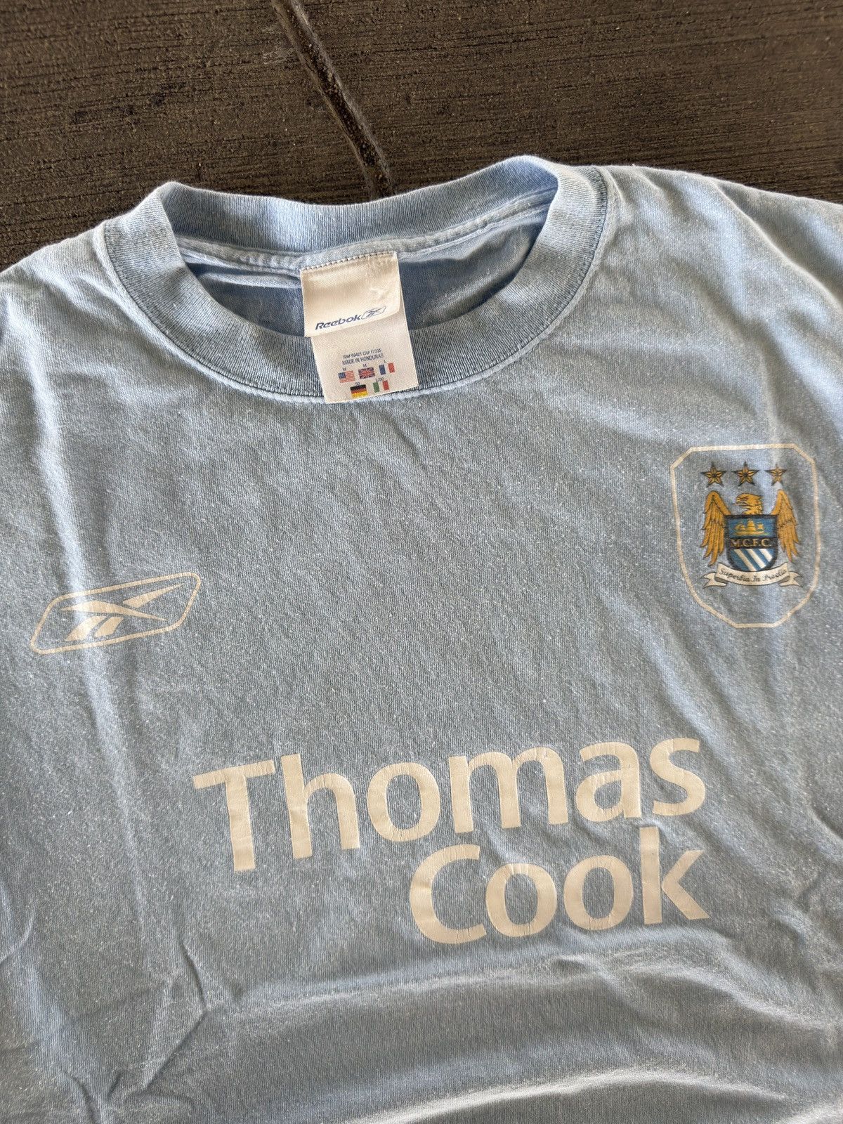 Vintage Crazy Vintage Manchester City Y2K Soccer UK Umbro T Shirt Size US M / EU 48-50 / 2 - 3 Thumbnail