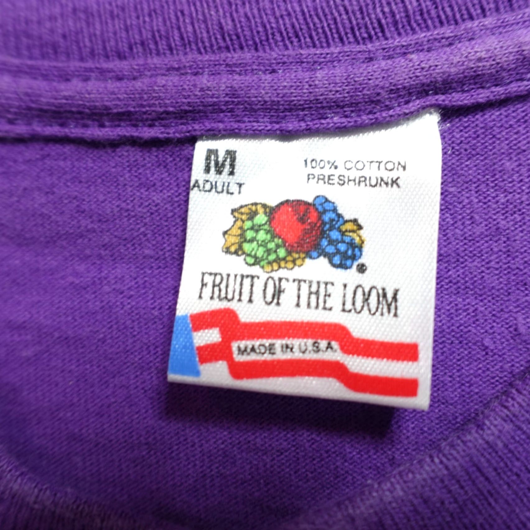 Vintage VINTAGE Twilight Run Fest Shirt S Purple 1993 Lynn Sures American Vintage Men T-Shirt Festival Purple Short Sleeve Crew Neck Cotton Blend Knit Solid Size US S / EU 44-46 / 1 - 3 Thumbnail