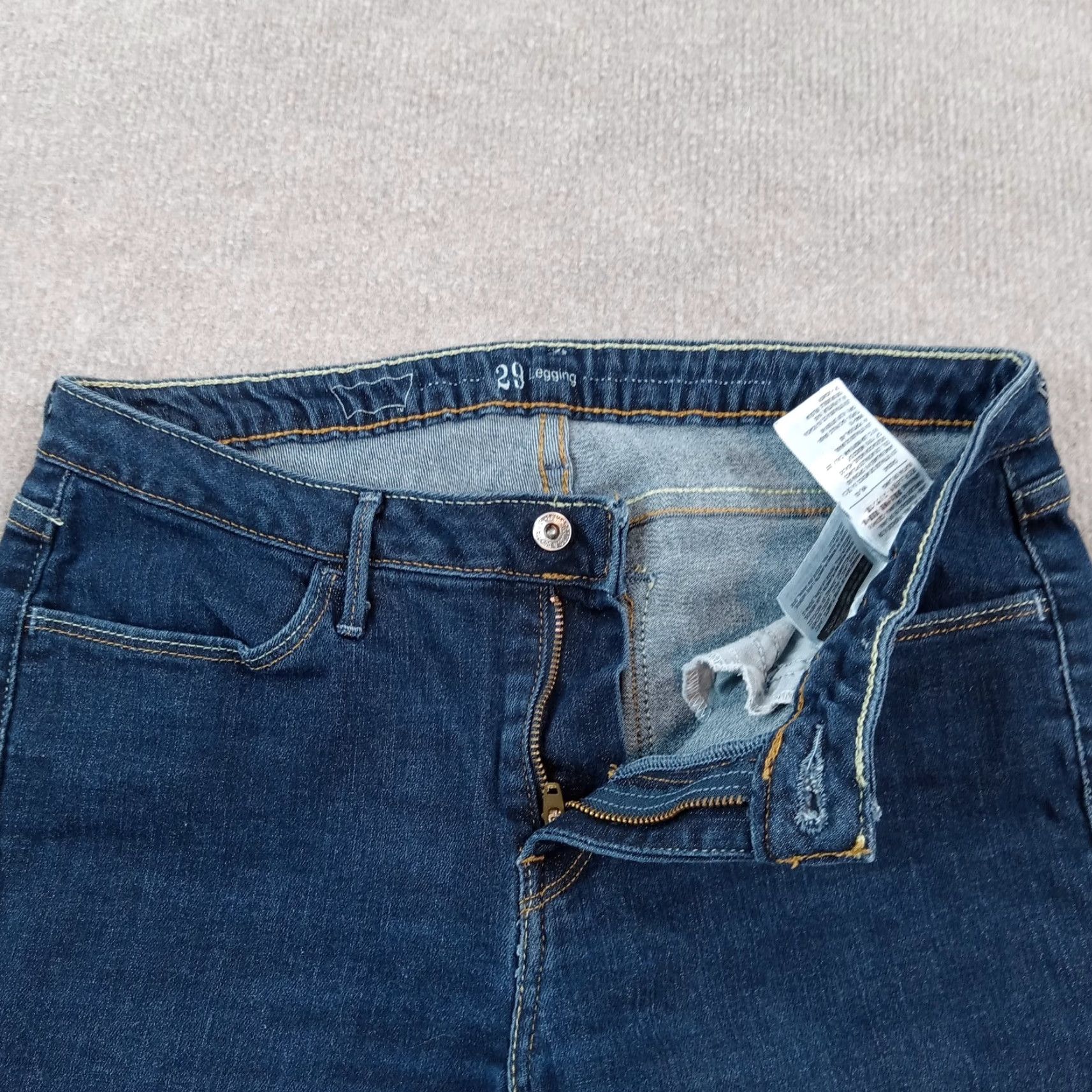 Levi's Levis Skinny Jeans Womens Size 29 Blue Denim Stretch Mid Rise Size 29" - 7 Thumbnail