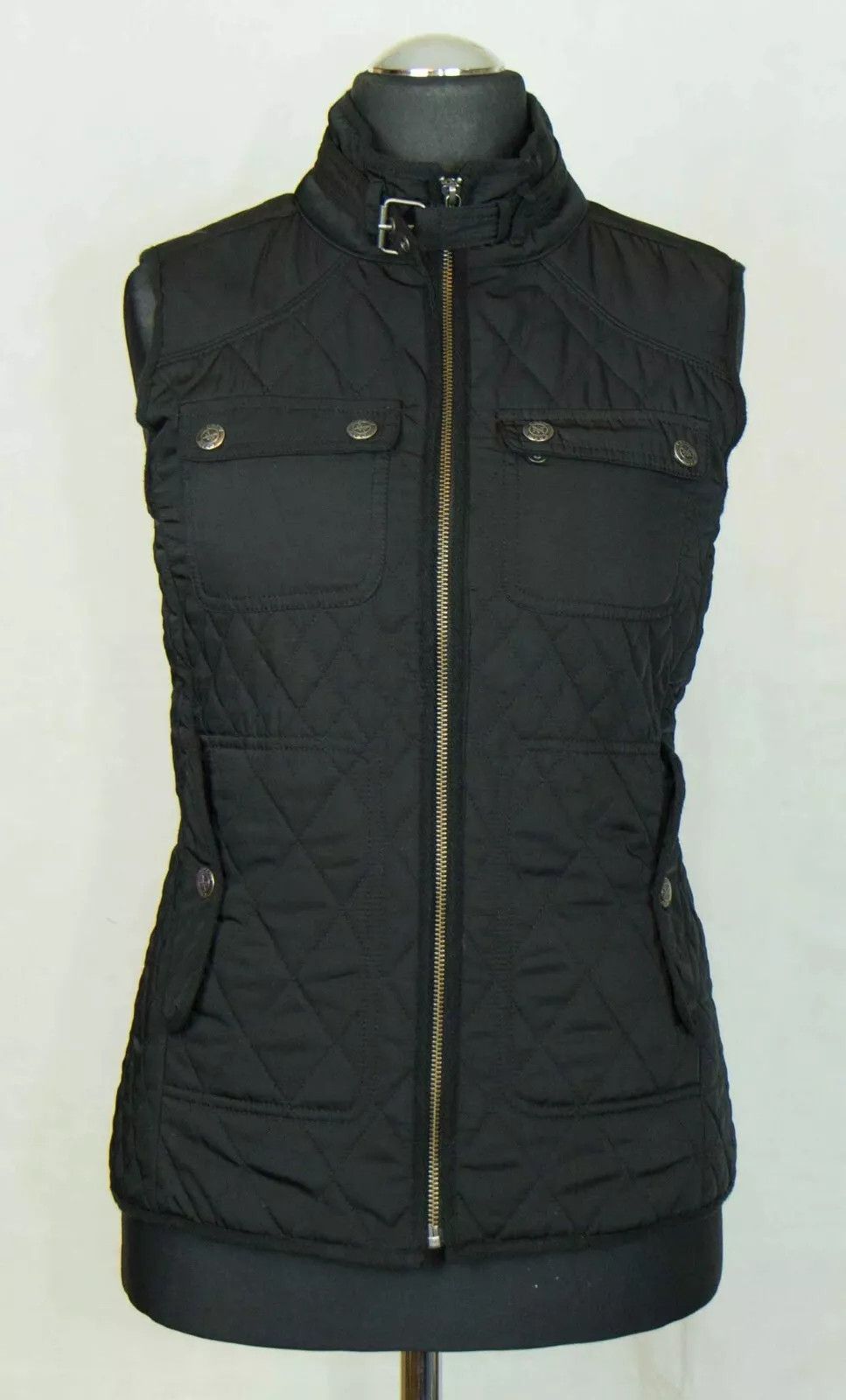 Other CREW CLOTHING VEST WAISTCOAT ZIP BLACK SIZE UK 8 Size S / US 4 / IT 40 - 1 Thumbnail