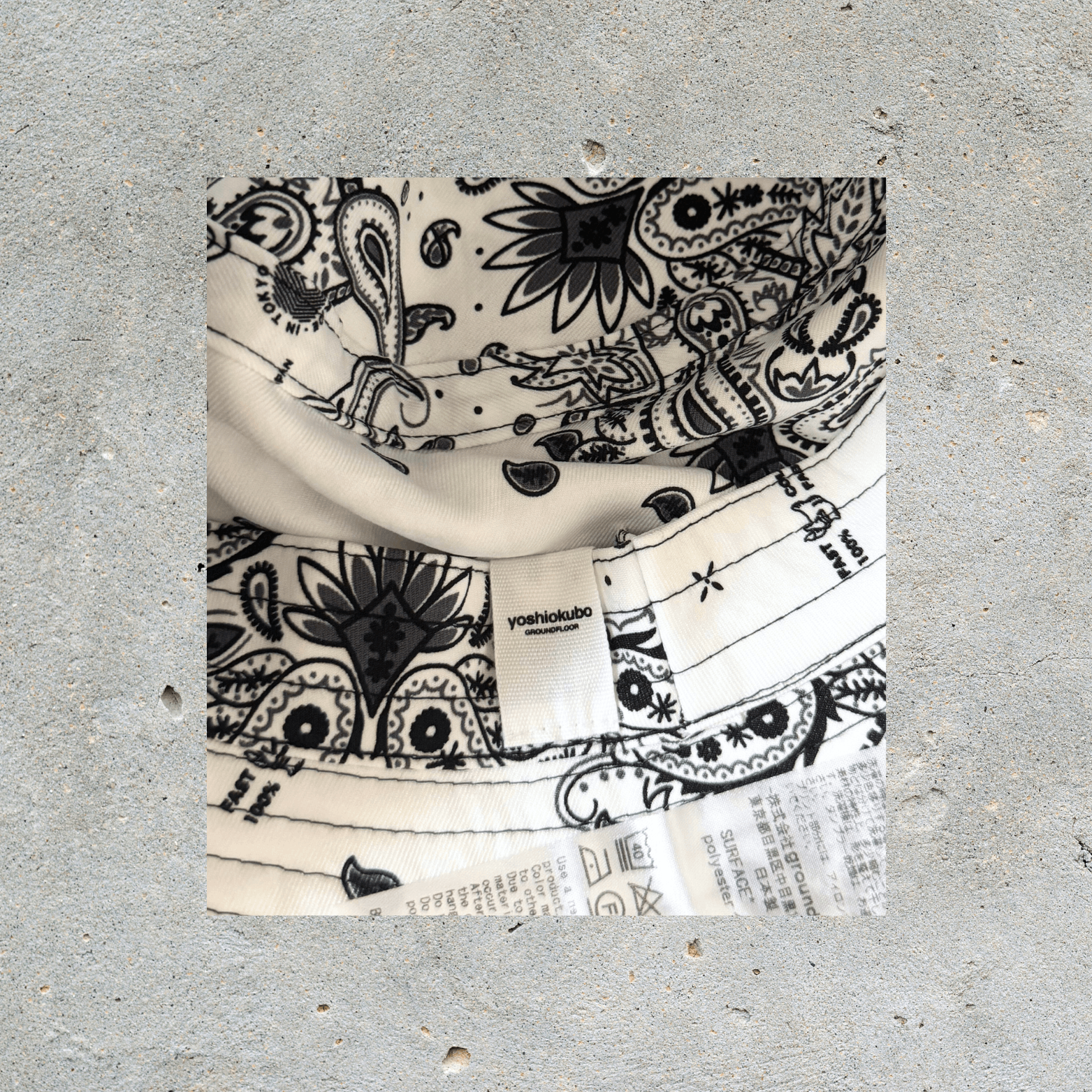 Yoshio Kubo Yoshio Kubo BANDANA BUCKET HAT Size ONE SIZE - 5 Thumbnail