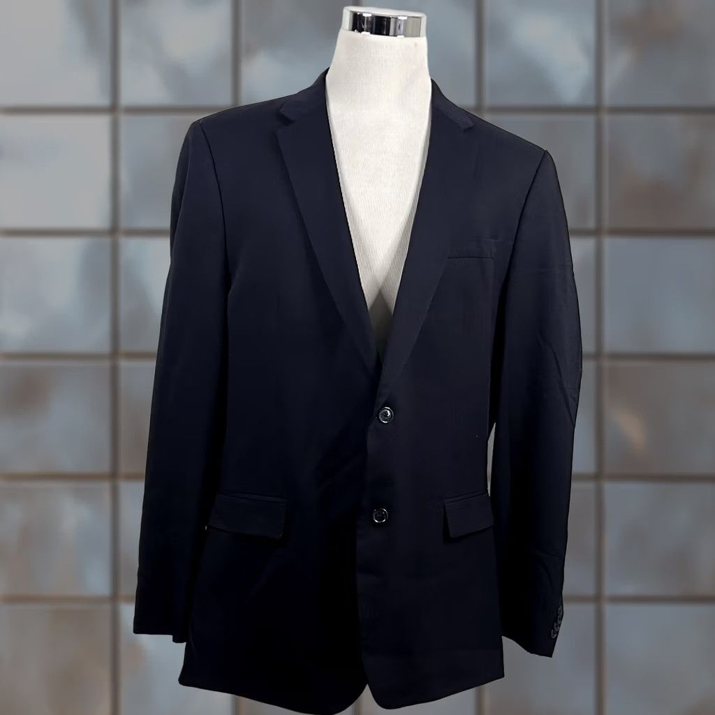 Tommy Hilfiger Tommy Hilfiger Sport Coat 48XL Wool Midnight Blue Two-Button Double-Vented JACKET Mens Regular 48 Blue Wool Sport Coat 100% Wool Tigers? Size US XS / EU 42 / 0 - 1 Thumbnail