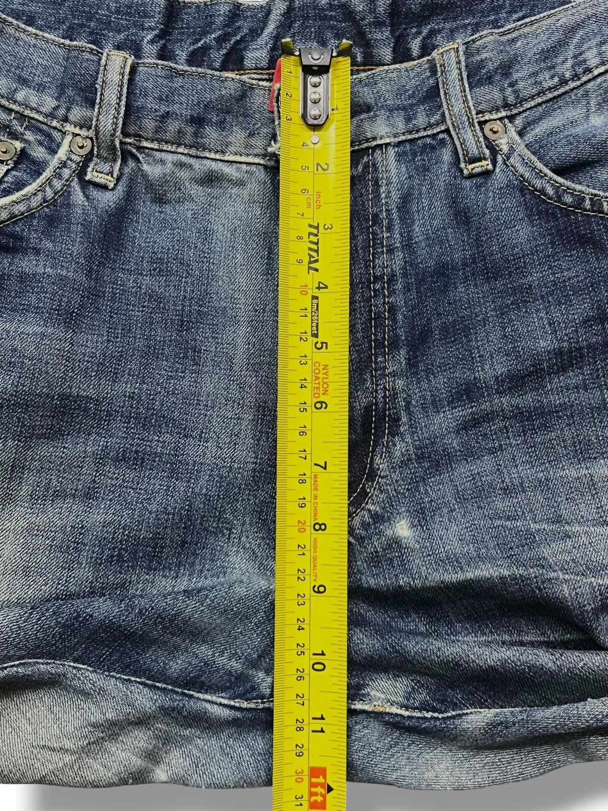 Uniqlo Vintage Uniqlo UJ - Faded Wash, Distressed Denim Size US 36 / EU 52 - 15 Thumbnail