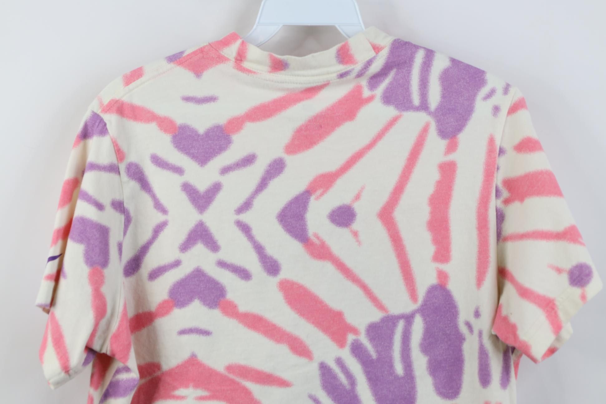 Nike Vintage Y2K Nike Cropped Tie Dye Sun Astrology T-Shirt Size L / US 10 / IT 46 - 13 Thumbnail