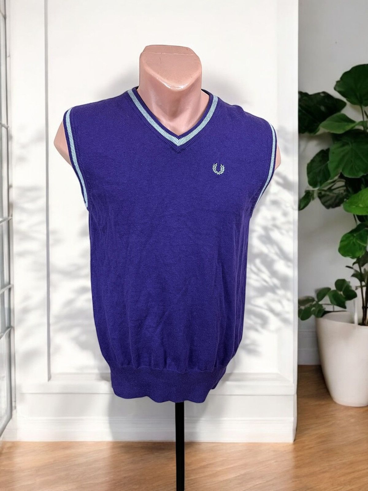 Fred Perry Fred Perry purple sleeveless pullover size M Size US M / EU 48-50 / 2 - 1 Thumbnail