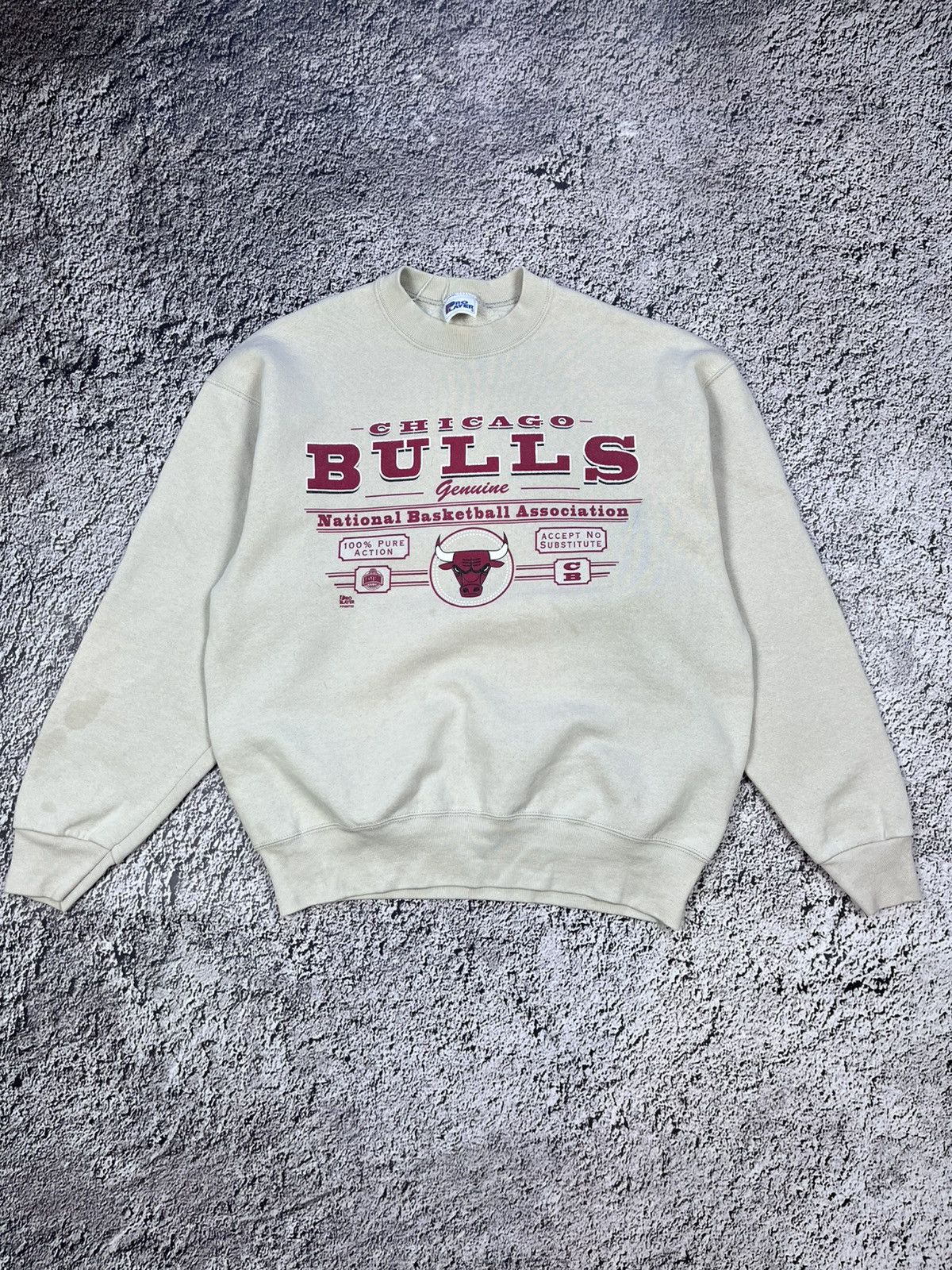 NBA Vintage 90s Chicago Bulls Pro Player Vintage Sweatshirt Size US M / EU 48-50 / 2 - 1 Thumbnail
