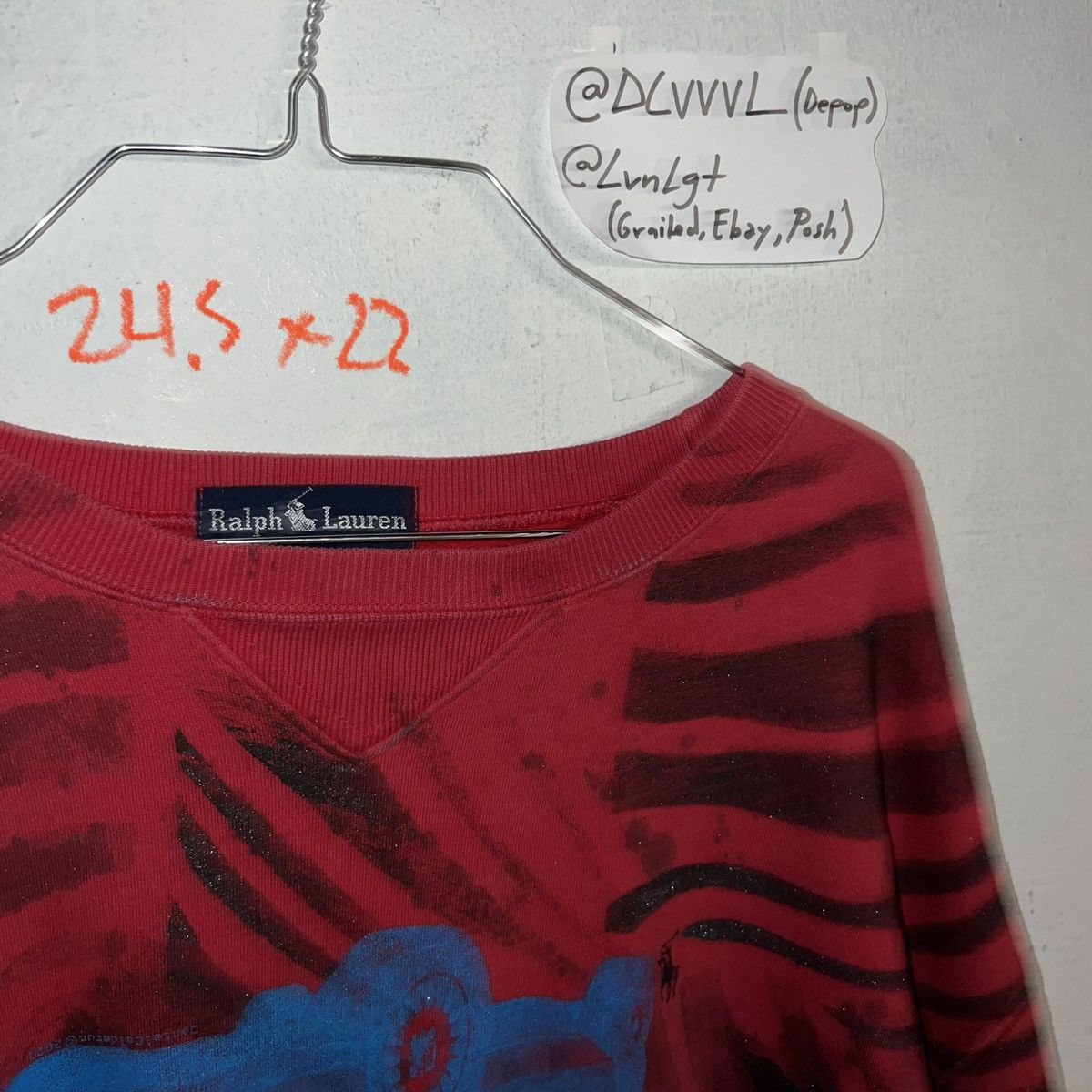Polo Ralph Lauren × Vintage (1 of 1 dcvvvl BMW E30 325 Polo Ralph Lauren crewneck Size US M / EU 48-50 / 2 - 10 Thumbnail