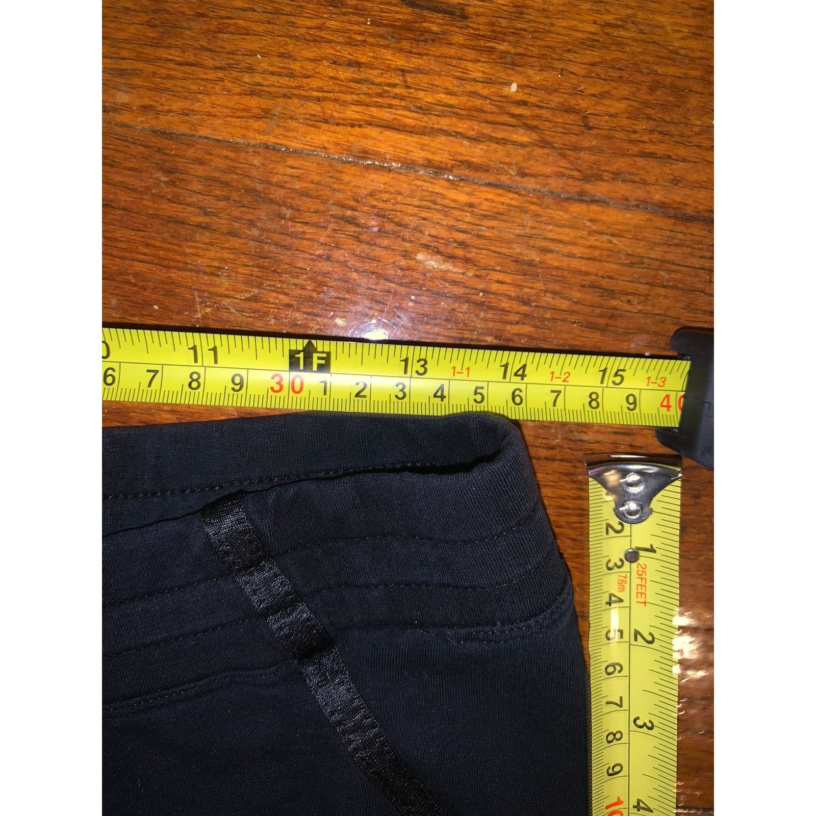 Bcbgmaxazria BCBG Rhinestone Flare Sweatpants Womens Large Black Low Rise Size 28" / US 6 / IT 42 - 10 Thumbnail