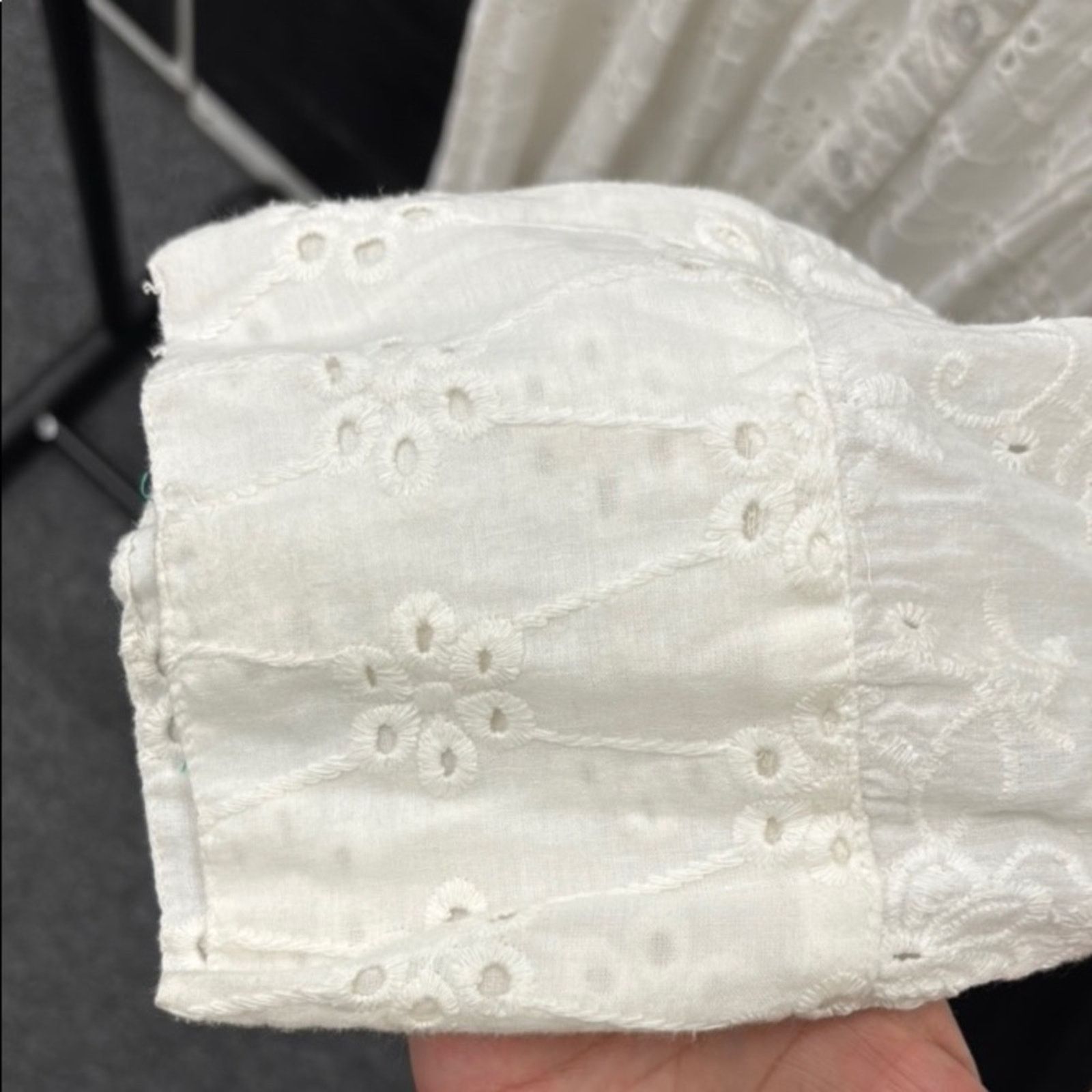 Other NWT Giacomo Cinque White Embroidered Blouse Size XL Size XL / US 12-14 / IT 48-50 - 6 Thumbnail