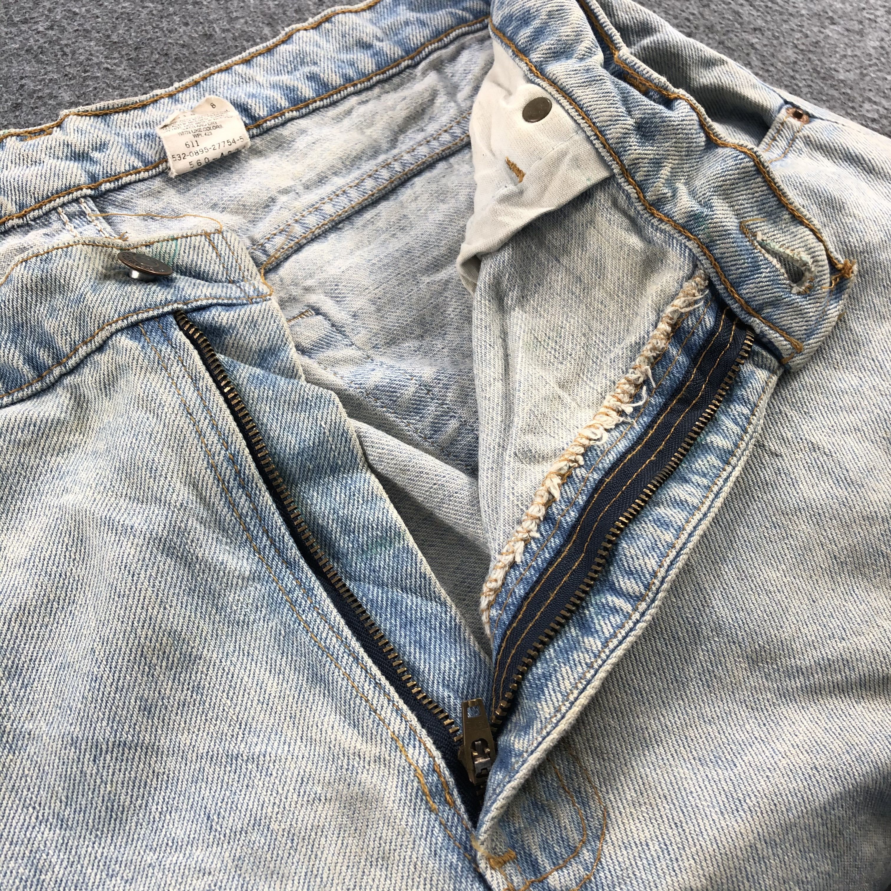 Levi's × Vintage Vintage 90s Light Wash Levis 560 Jeans-JM986 Size US 35 - 7 Thumbnail