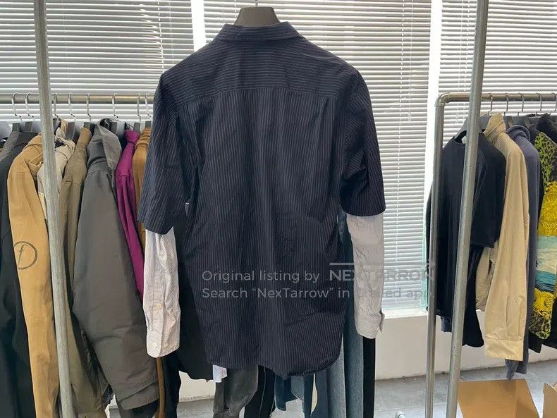 Dries Van Noten Dries Van Noten Blue Striped Shirt Size US S / EU 44-46 / 1 - 2 Thumbnail